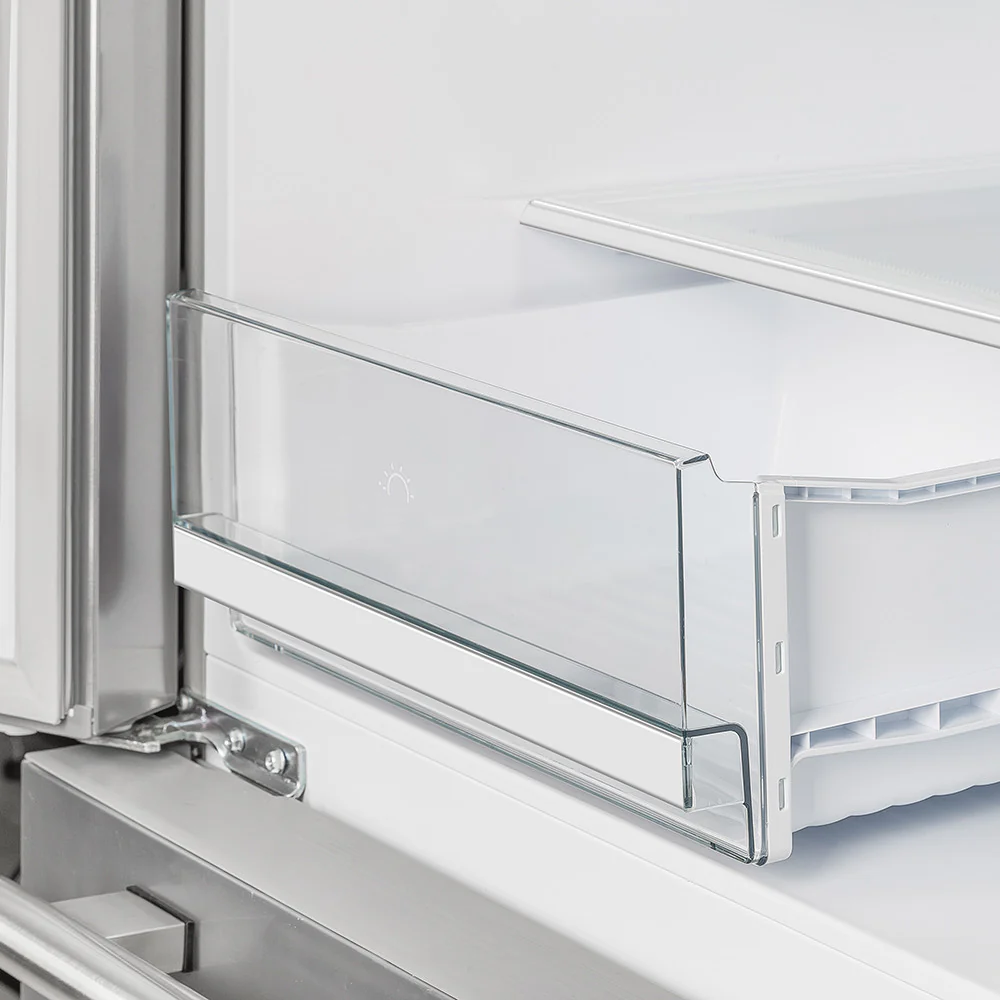 Forno Moena 40" 19.2 Cu.Ft. Stainless Steel Built-In French Door Refrigerator with Ice Maker - FFRBI1820-40MG - Image 12
