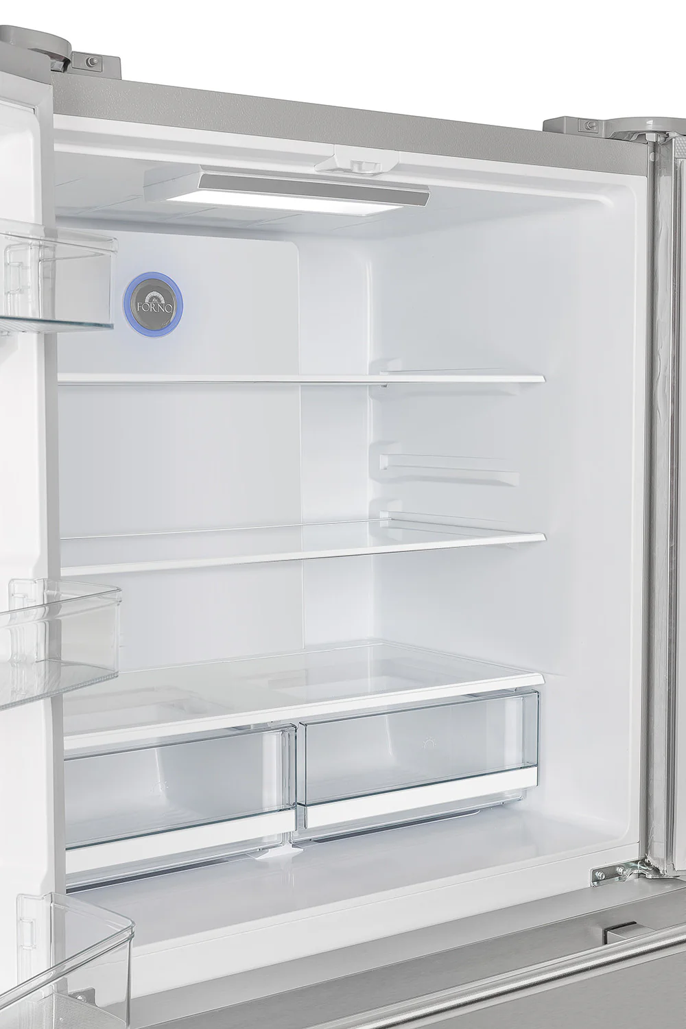 Forno Moena 40" 19.2 Cu.Ft. Stainless Steel Built-In French Door Refrigerator with Ice Maker - FFRBI1820-40MG - Image 7