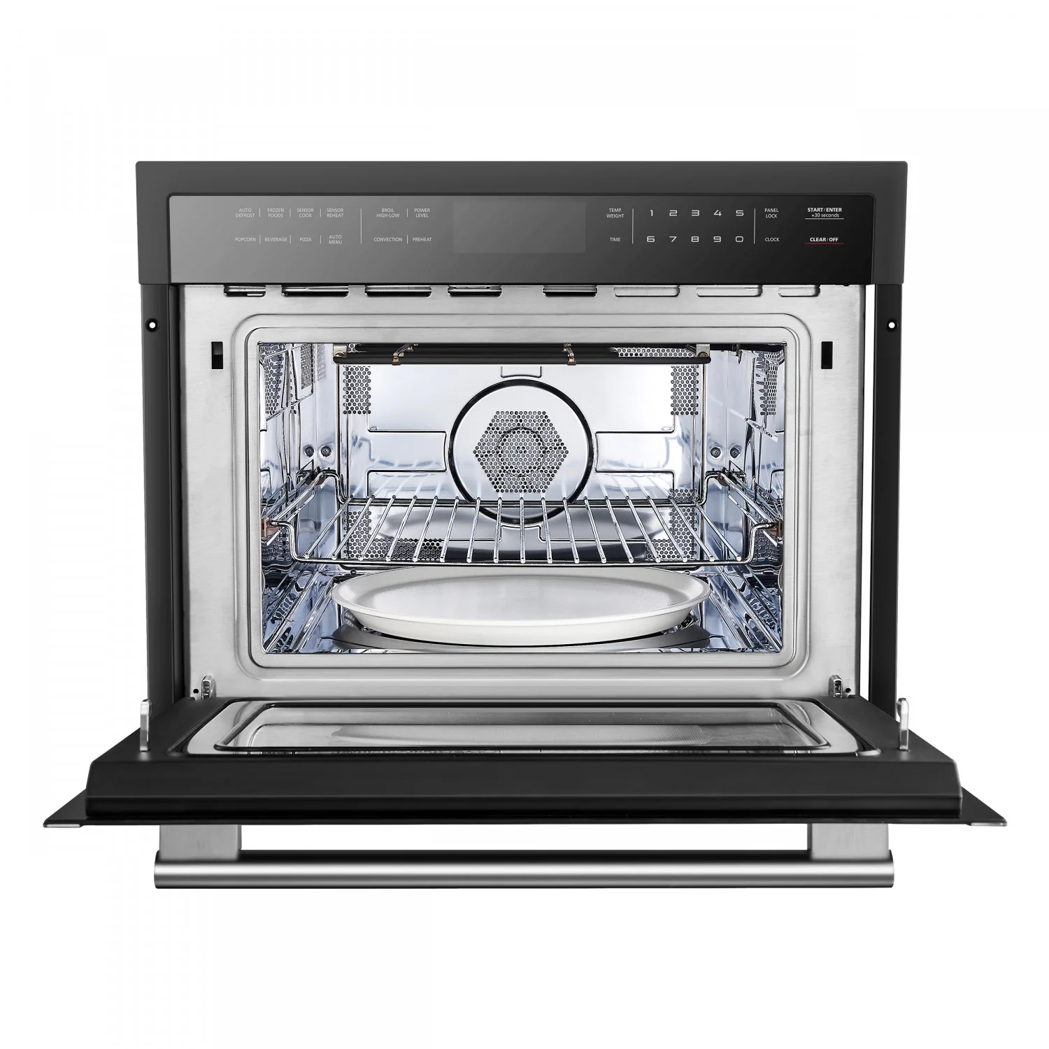 Forno Oliena Black 24" Built-In Microwave Convection Oven (1.6 Cu. Ft.) - FMWDR3093-24BLK - Image 4