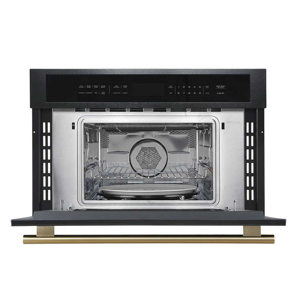 Forno Oliena Black 30" Built-In Microwave Convection Oven (1.6 Cu. Ft.) - FMWDR3093-30BLK - Image 7