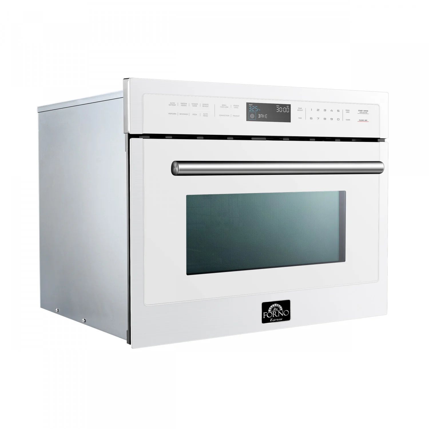 Forno Oliena White 24" Built-In Microwave Convection Oven (1.6 Cu. Ft.) - FMWDR3093-24WHT - Image 2