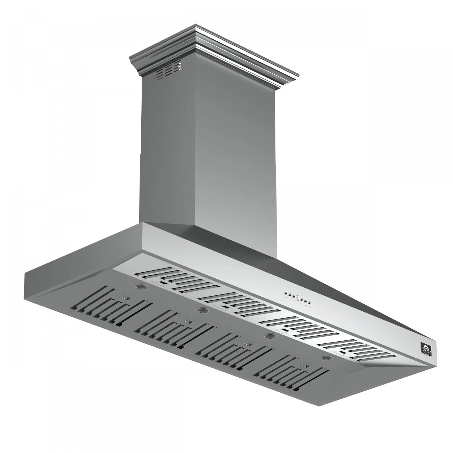 Forno Orvieto Stainless Steel 60" 1200 CFM Wall Mounted Range Hood - FRHWM5094-60 - Image 2