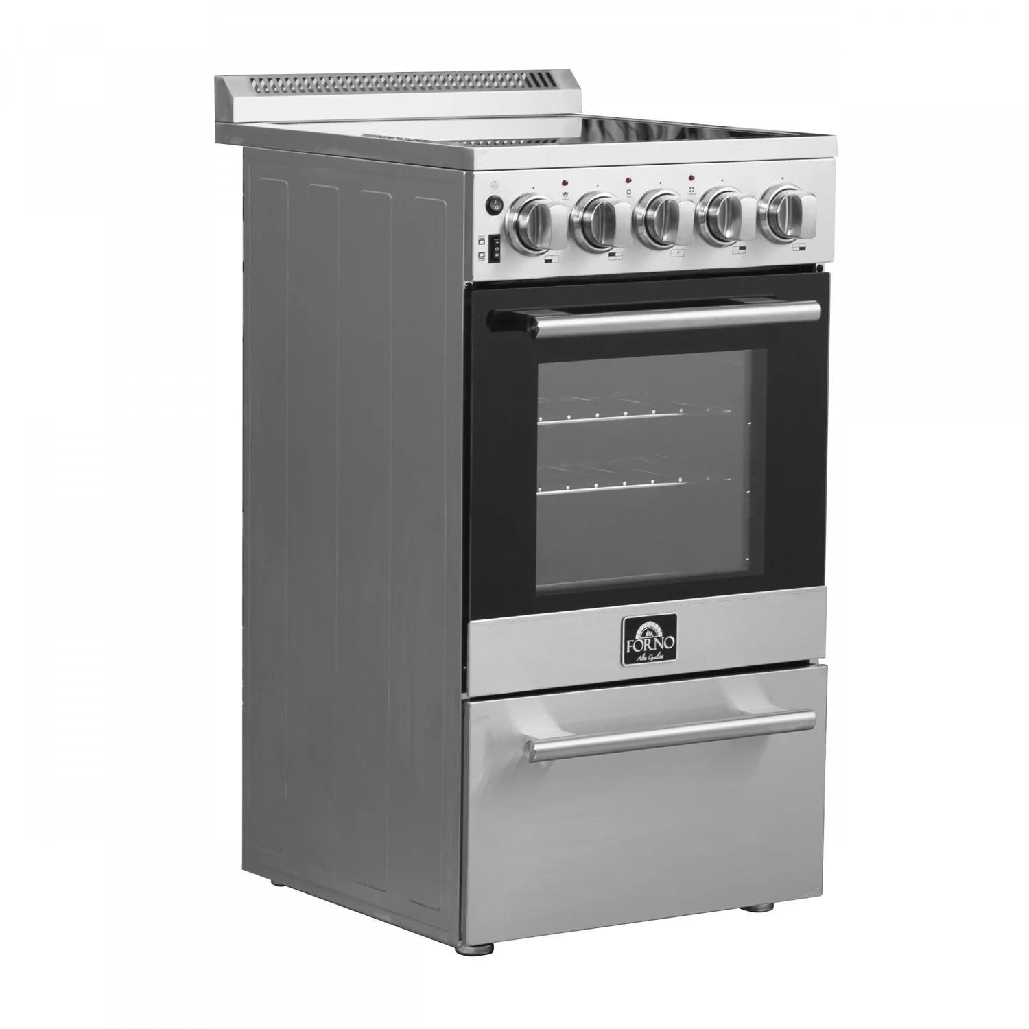 Forno Pallermo 20" Stainless Steel Freestanding Electric Range (2.05 Cu. Ft.) - FFSEL6051-20 - Image 5