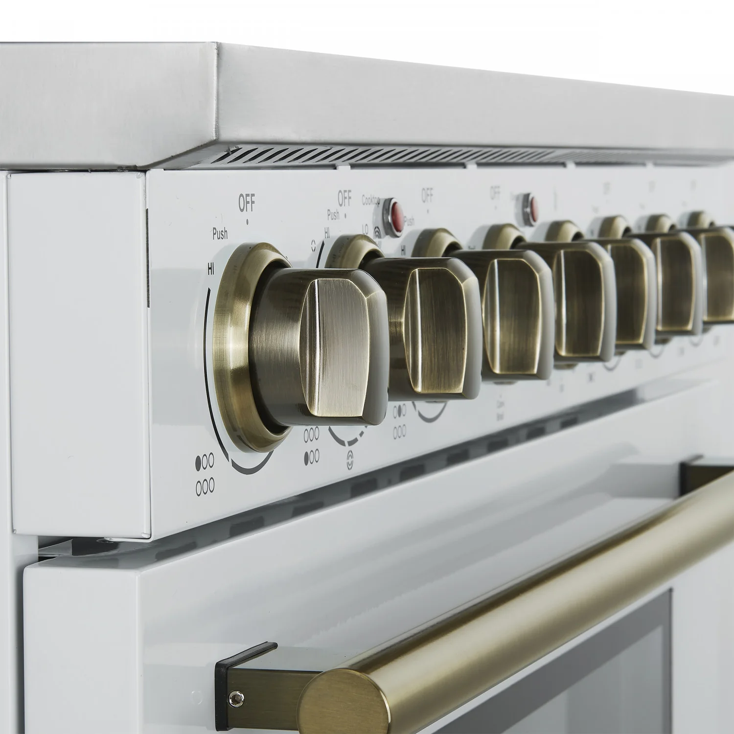Forno Paolo 36" White Freestanding Electric Range with True Convection (5.44 Cu. Ft.) - FFSEL6011-36WHT - Image 8