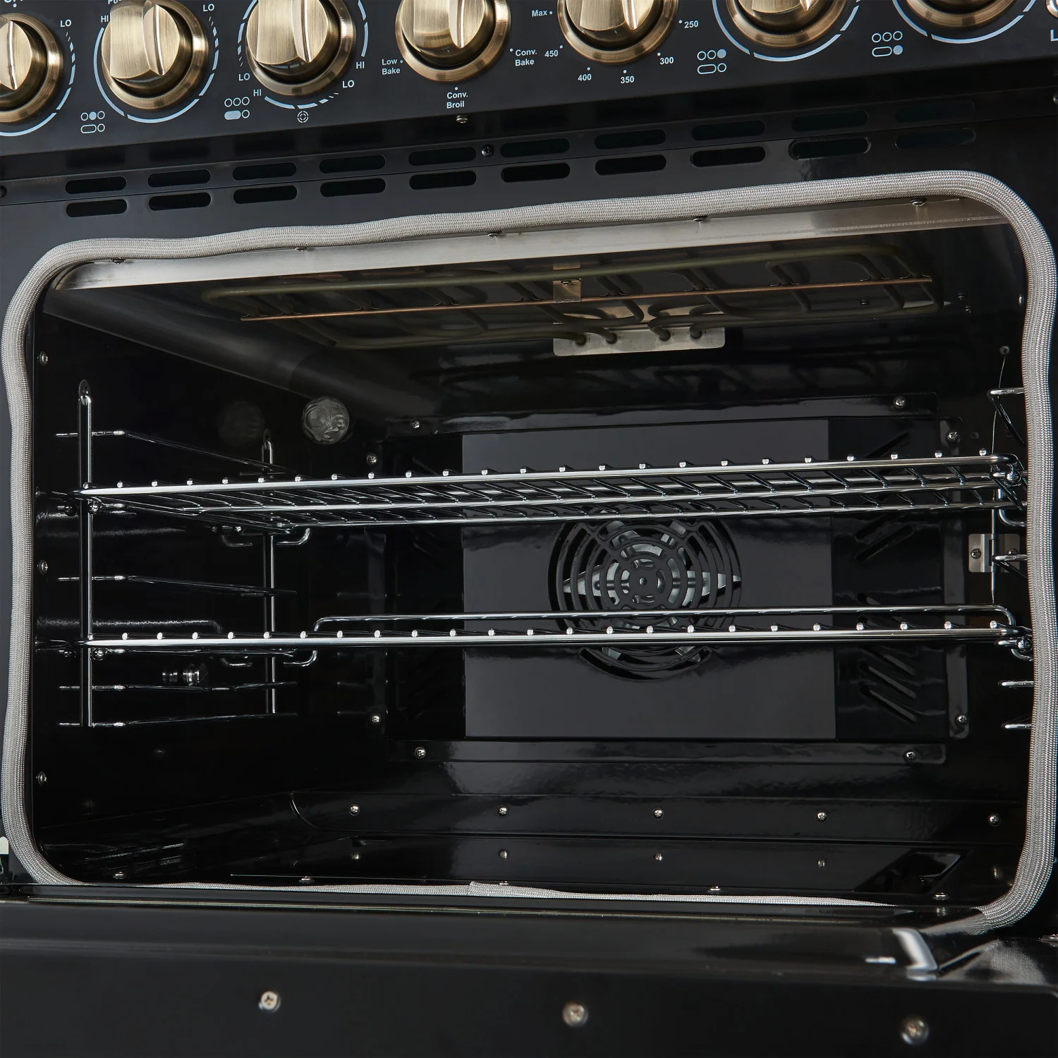 Forno Paolo Black Freestanding Electric Range with True Convection (4.38 Cu. Ft.) - FFSEL6011-30BLK - Image 8
