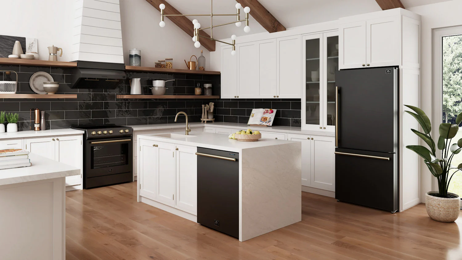 Forno Pozzo Black Built-in Top Control Dishwasher (49 dBa) - FDWBI8067-24BLK - Image 15