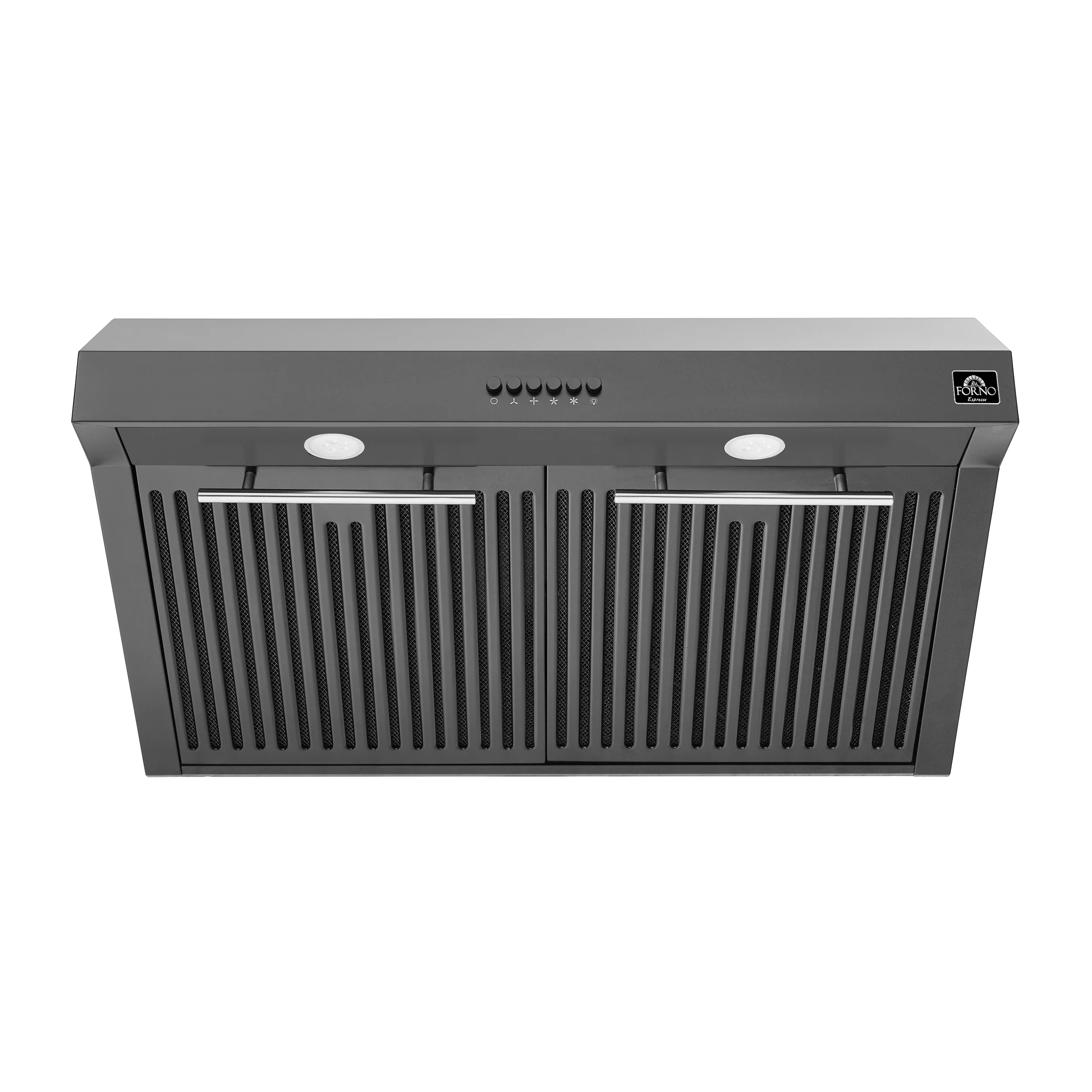 Forno Premium Black Kitchen Package with Range, Bottom Freezer Refrigerator and Range Hood - FBDL-001-02CA - Image 3