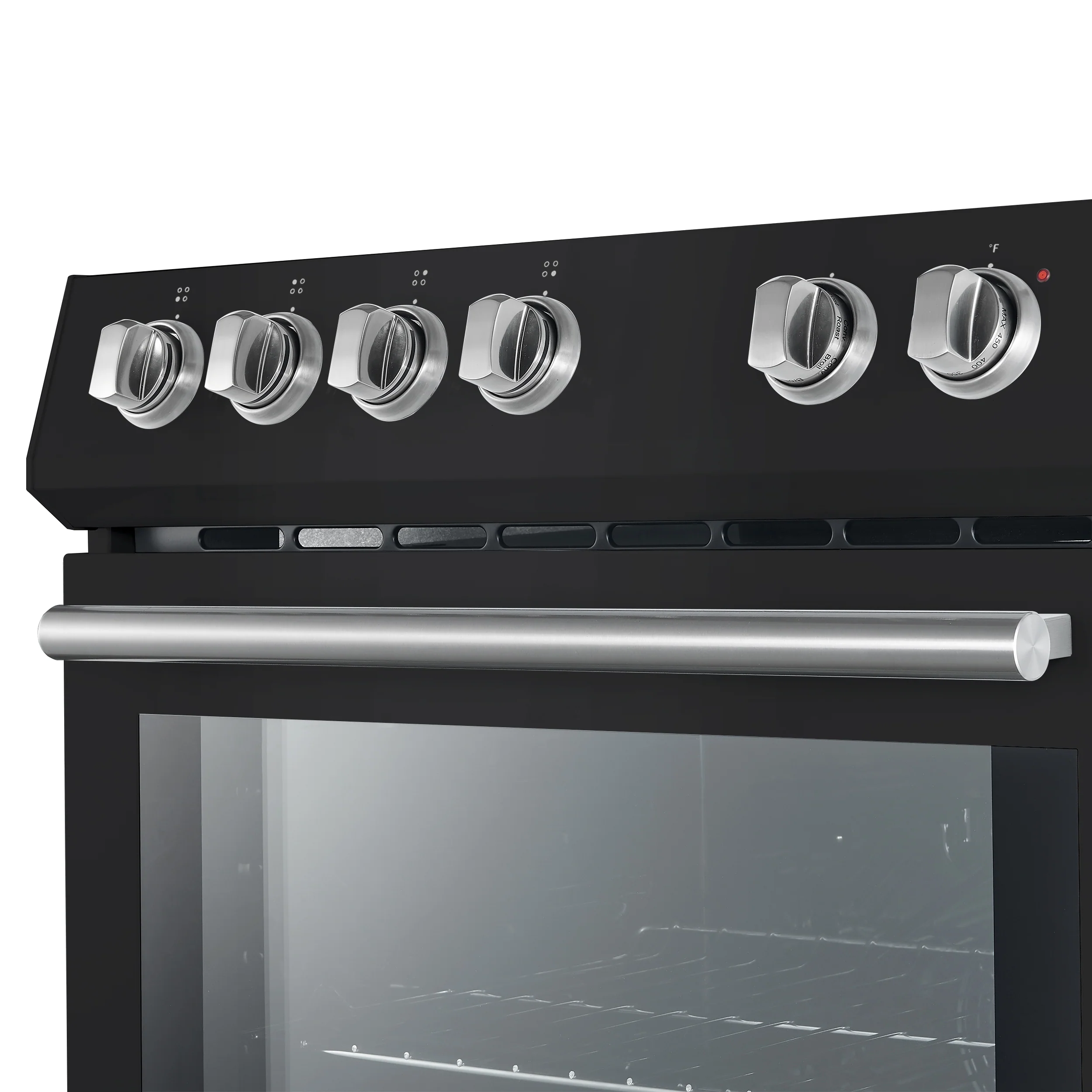 Forno Premium Black Kitchen Package with Range, Bottom Freezer Refrigerator and Range Hood - FBDL-001-02CA - Image 4