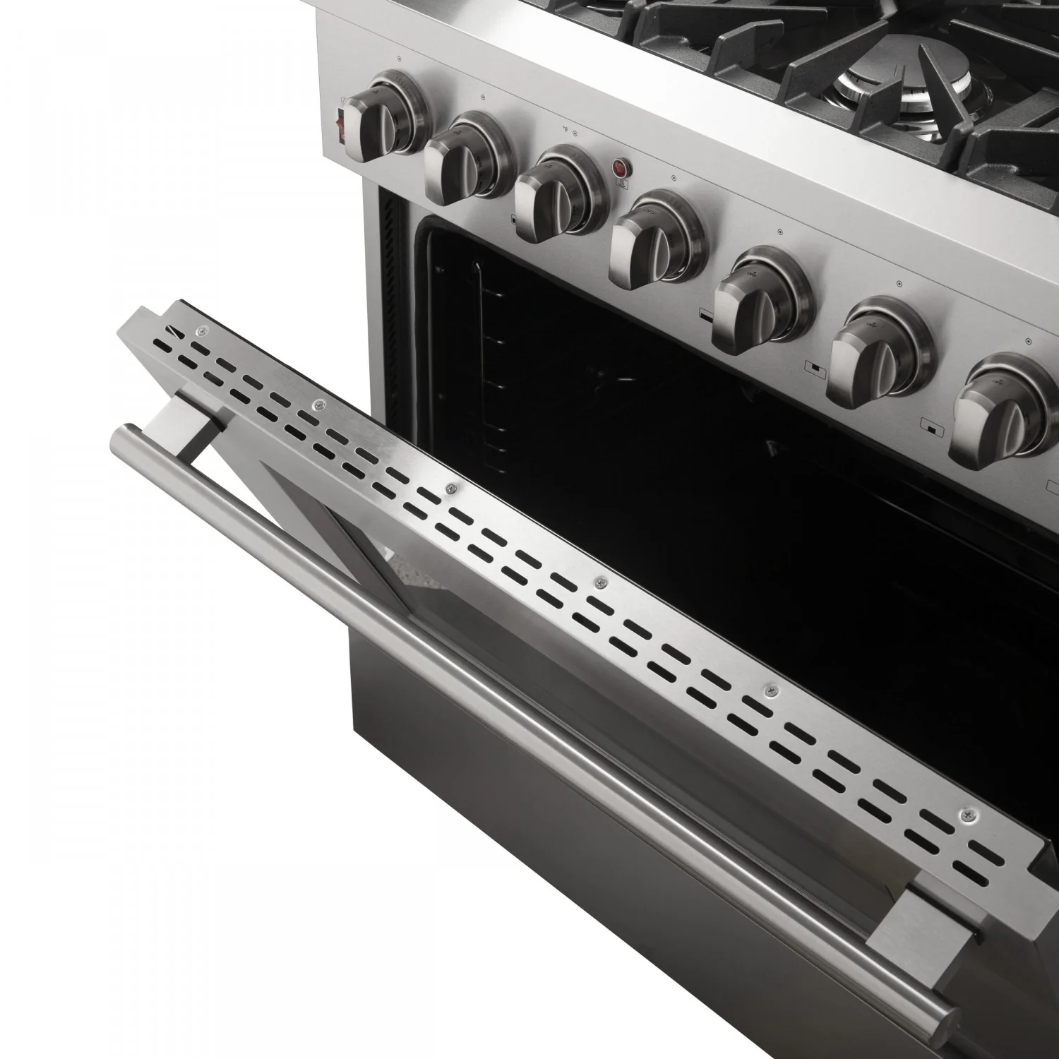 Forno Premium Stainless Steel Kitchen Package with 36" Dual Fuel Range, French Door Refrigerator and Dishwasher - FBDL-004-02CAUS - Image 2