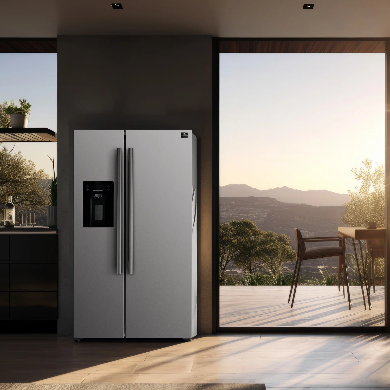 Forno Premium Stainless Steel Kitchen Package with Side-by-Side Refrigerator and Gas Range - FBDL-020-03-CAUS - Image 7