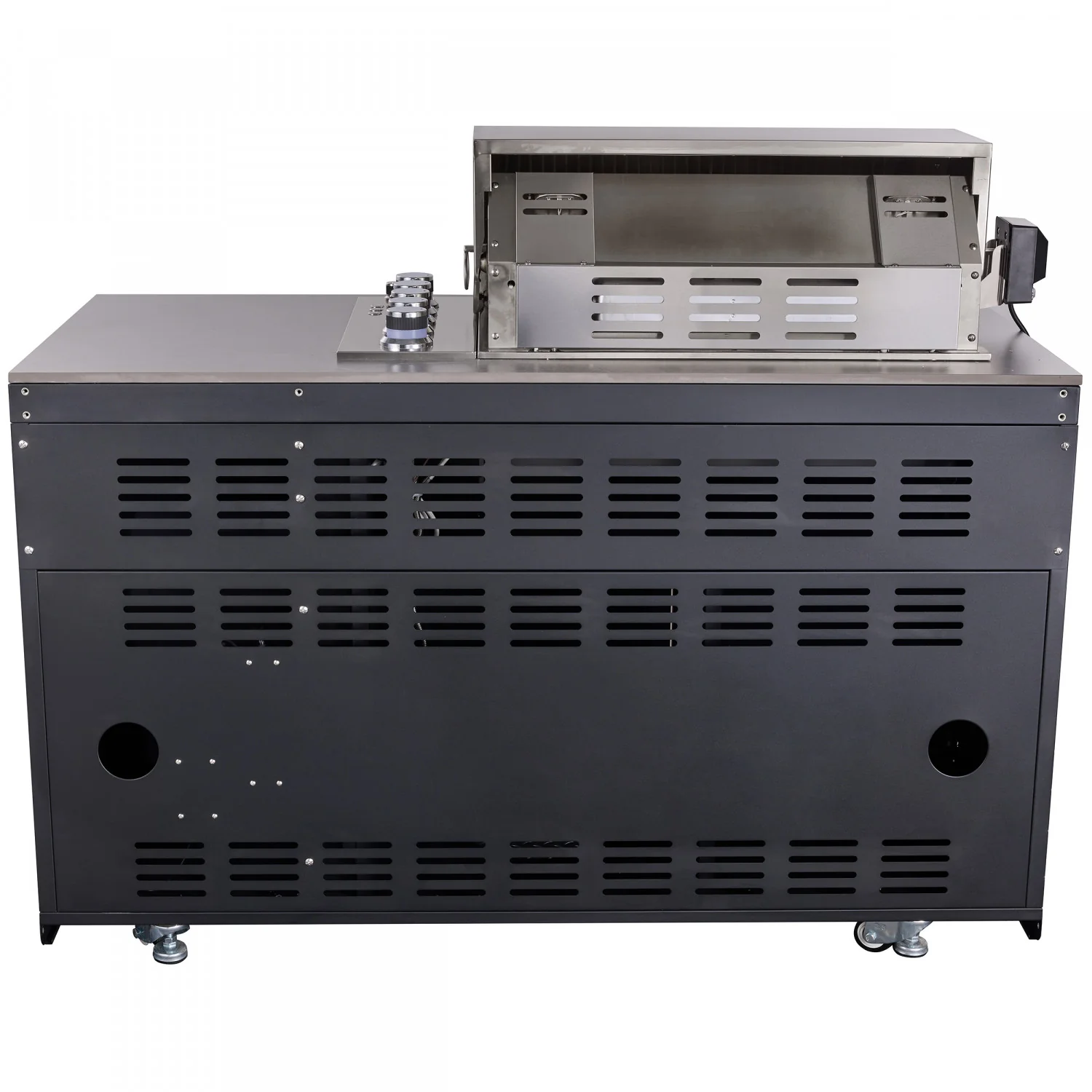 Forno Rimini Gray Countertop Outdoor Kitchen with 30" 62,600 BTU BBQ and Beverage Centre - FODKT2544BLK - Image 19