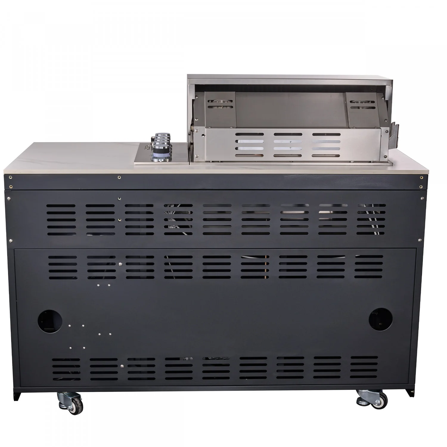 Forno Rimini White Countertop Outdoor Kitchen with 30" 62,600 BTU BBQ and 2 Beverage Centres (4.8 Cu. Ft.) - FODKT2575WHT - Image 20