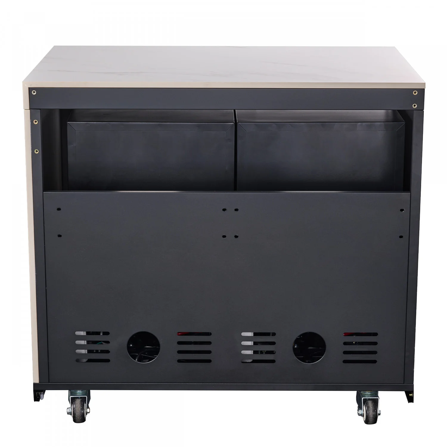 Forno Rimini White Countertop Outdoor Kitchen with 30" 62,600 BTU BBQ and 2 Beverage Centres (4.8 Cu. Ft.) - FODKT2575WHT - Image 22