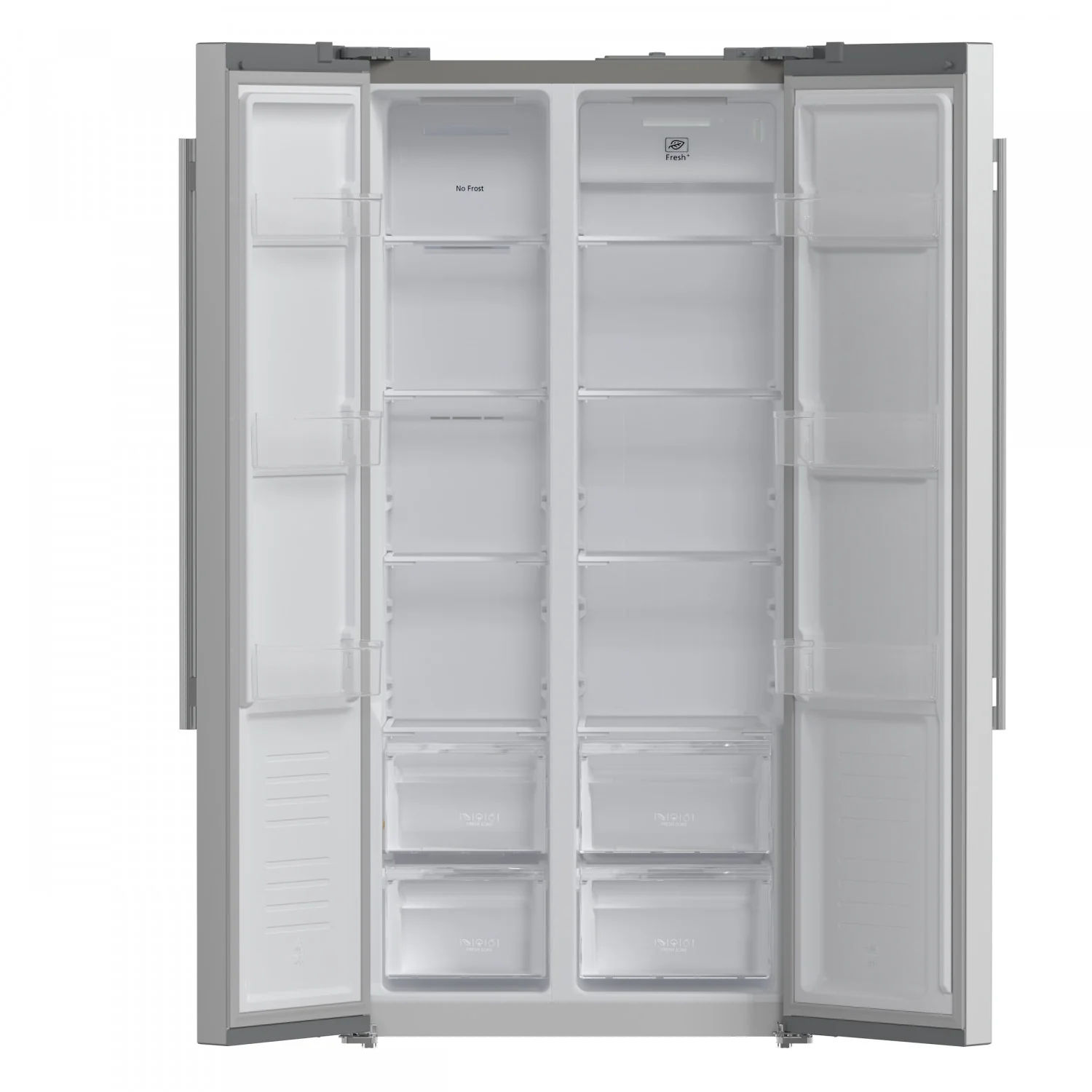 Forno Salerno 33" 15.6 Cu.Ft. Stainless Steel Freestanding Side-by-Side Refrigerator - FFRBI1805-33SB - Image 3