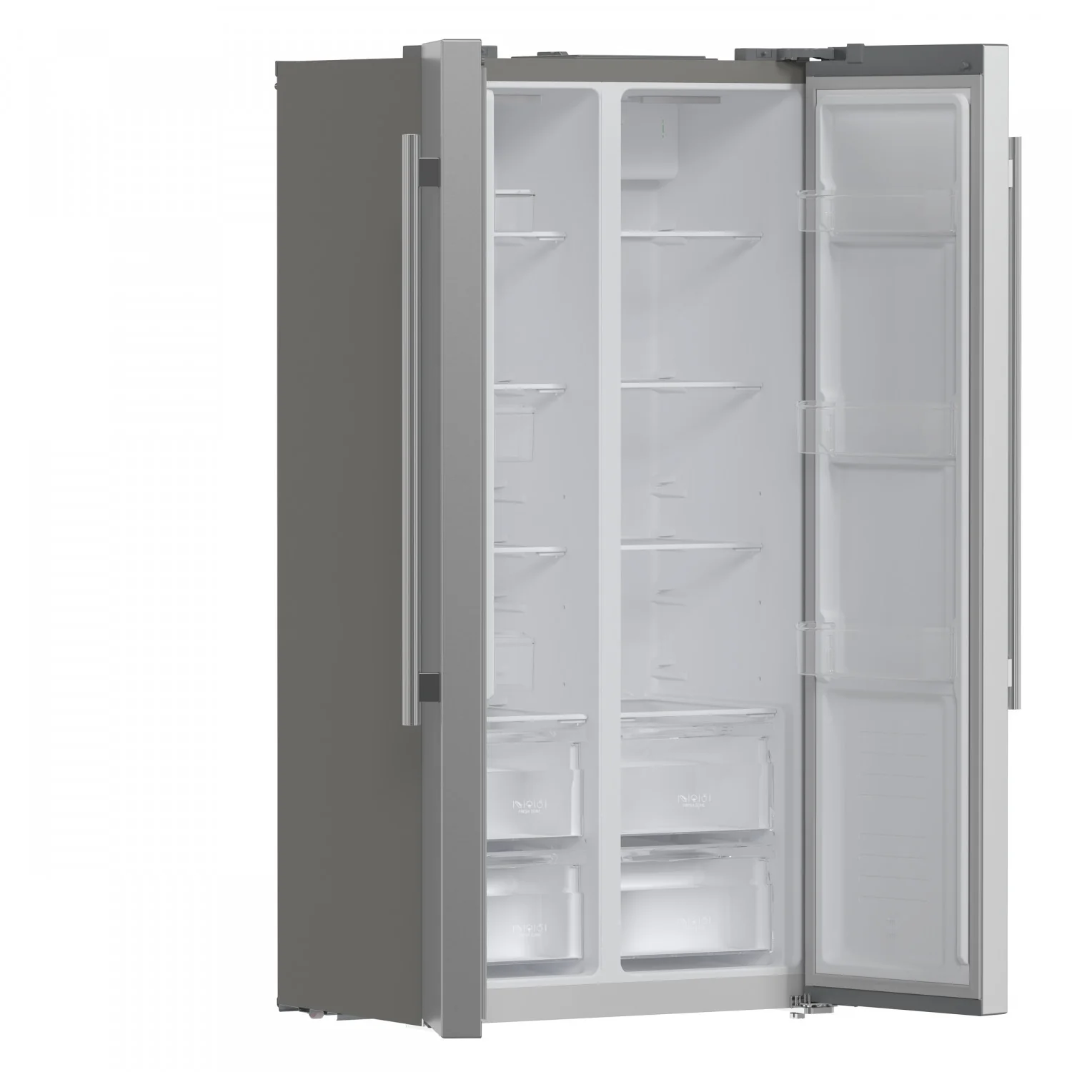 Forno Salerno 33" 15.6 Cu.Ft. Stainless Steel Freestanding Side-by-Side Refrigerator - FFRBI1805-33SB - Image 4