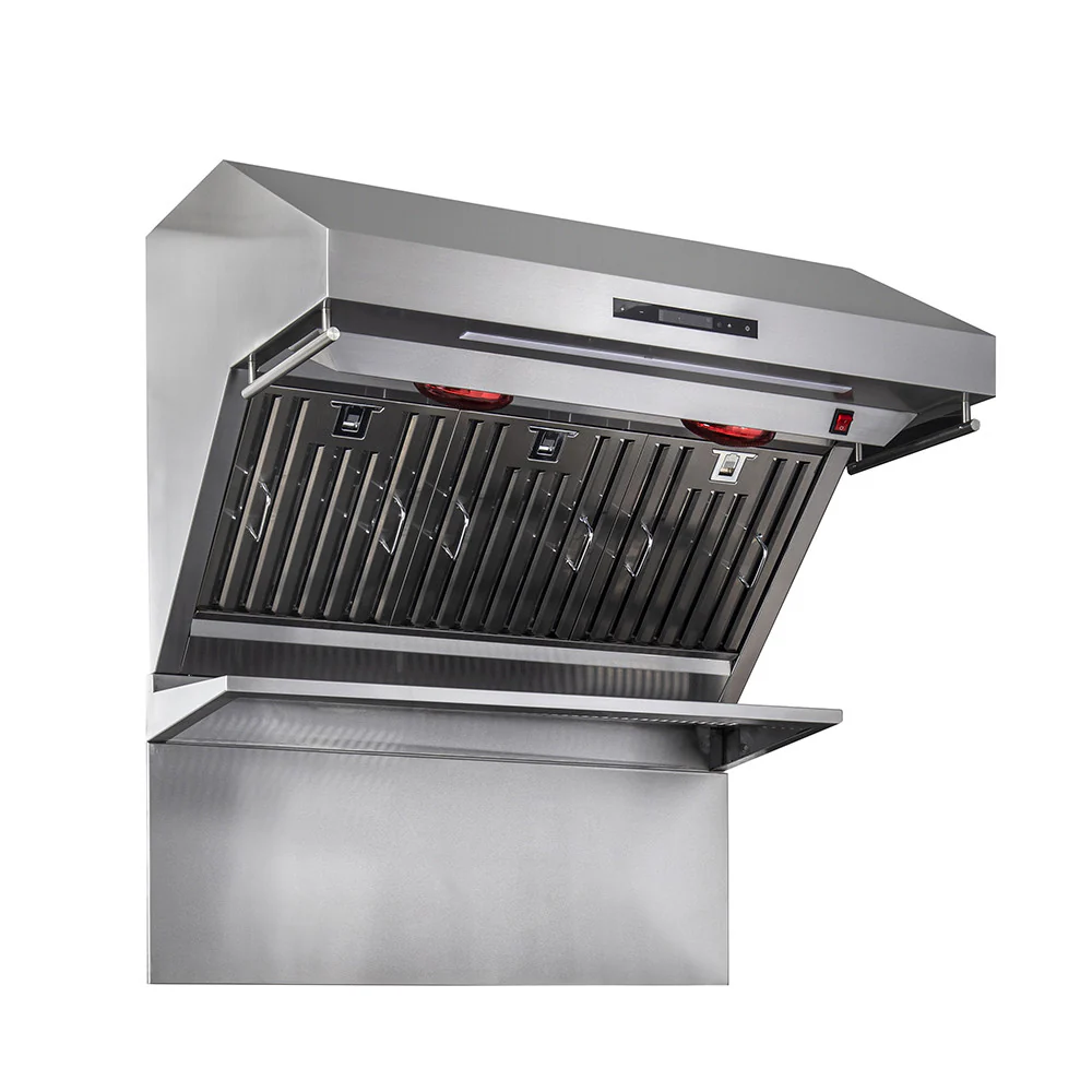 Forno Savona Stainless Steel 36" 1200 CFM Wall Mounted Range Hood - FRHWM5029-36 - Image 2
