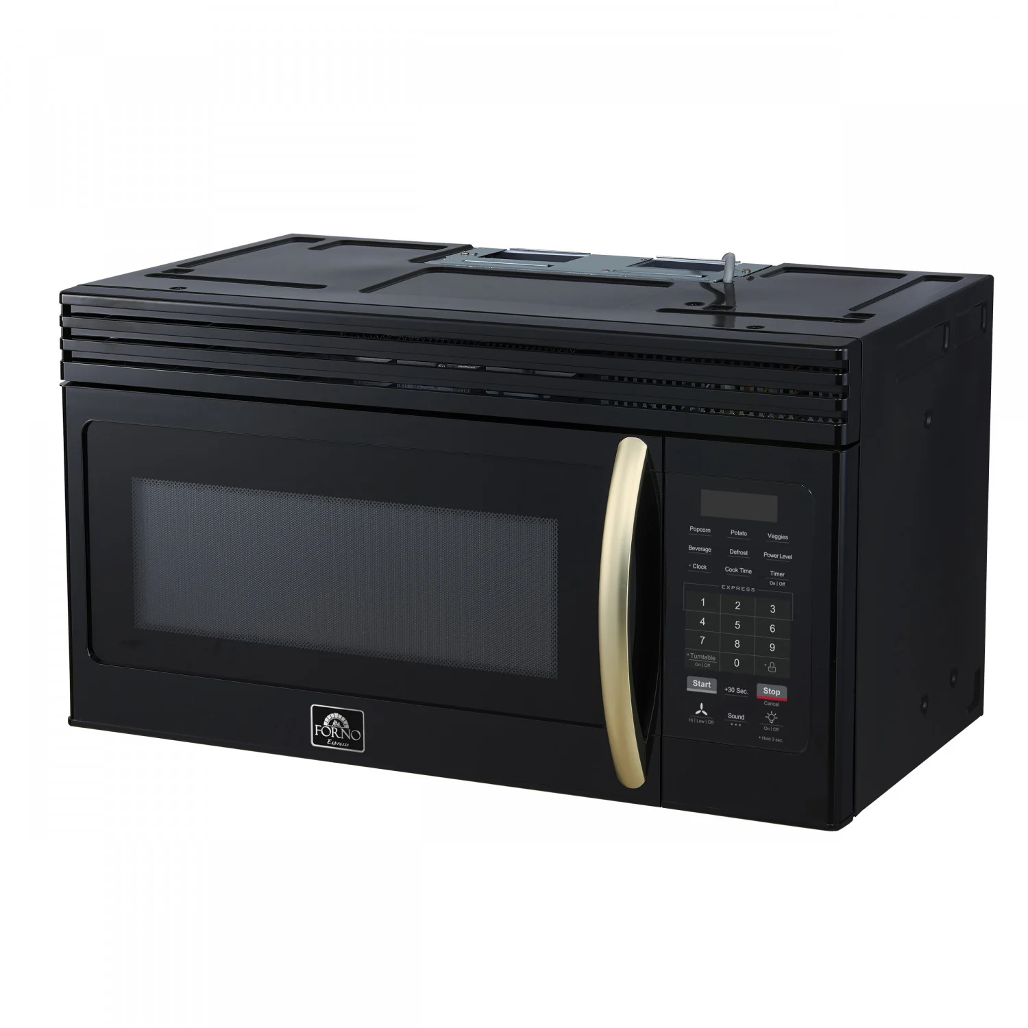 Forno Scalo Black 300 CFM Over-the-Range Microwave (1.6 Cu. Ft.) - FOTR3007-30BLK - Image 5