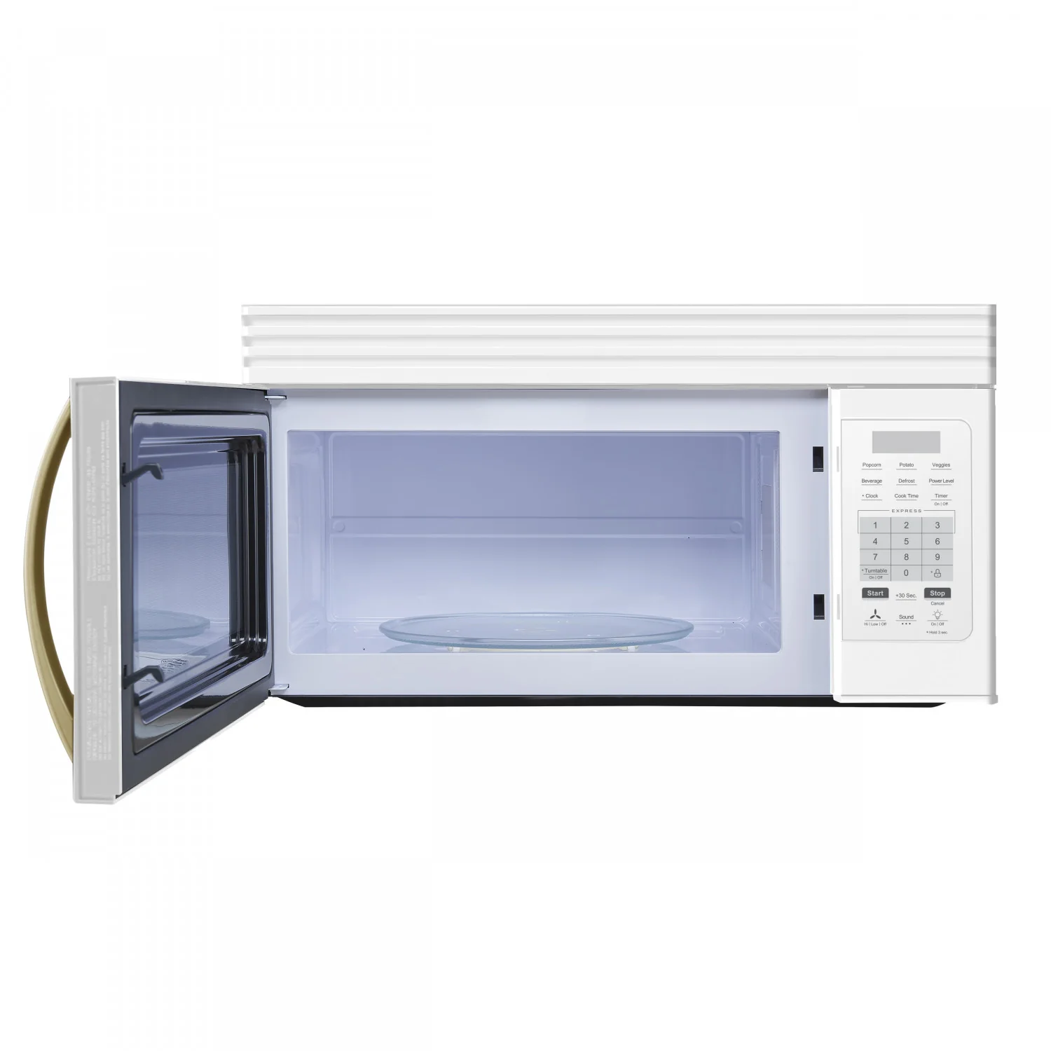 Forno Scalo White 300 CFM Over-the-Range Microwave (1.6 Cu. Ft.) - FOTR3007-30WHT - Image 3