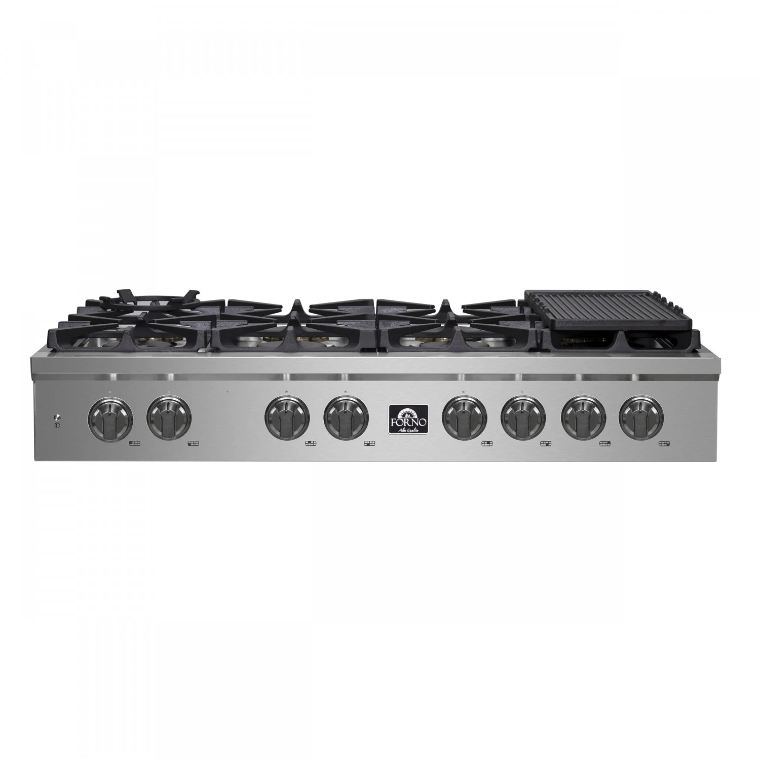 Forno Spezia Stainless Steel 48" Pro-style Gas Cooktop - FCTGS5751-48 - Image 4