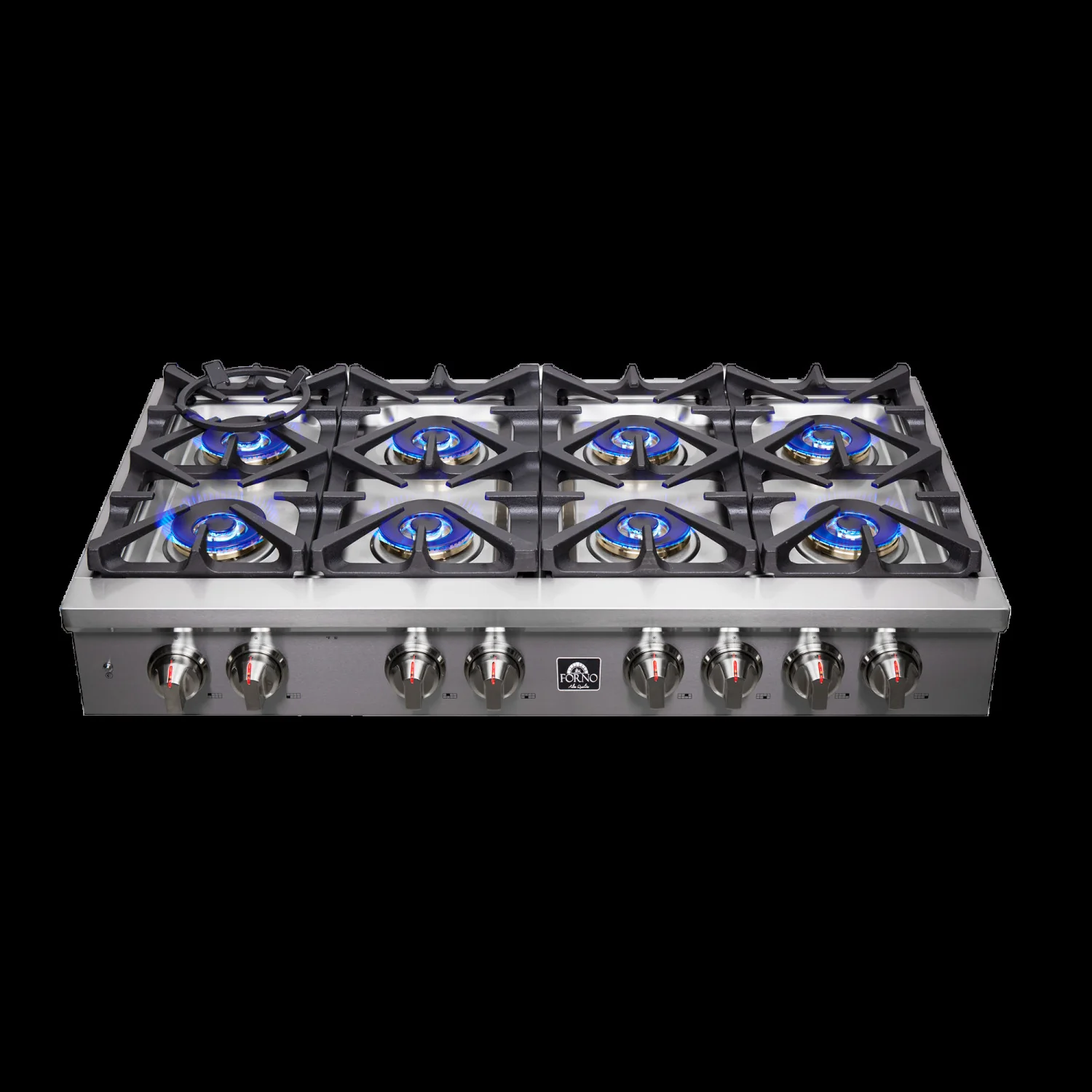 Forno Spezia Stainless Steel 48" Pro-style Gas Cooktop - FCTGS5751-48 - Image 5