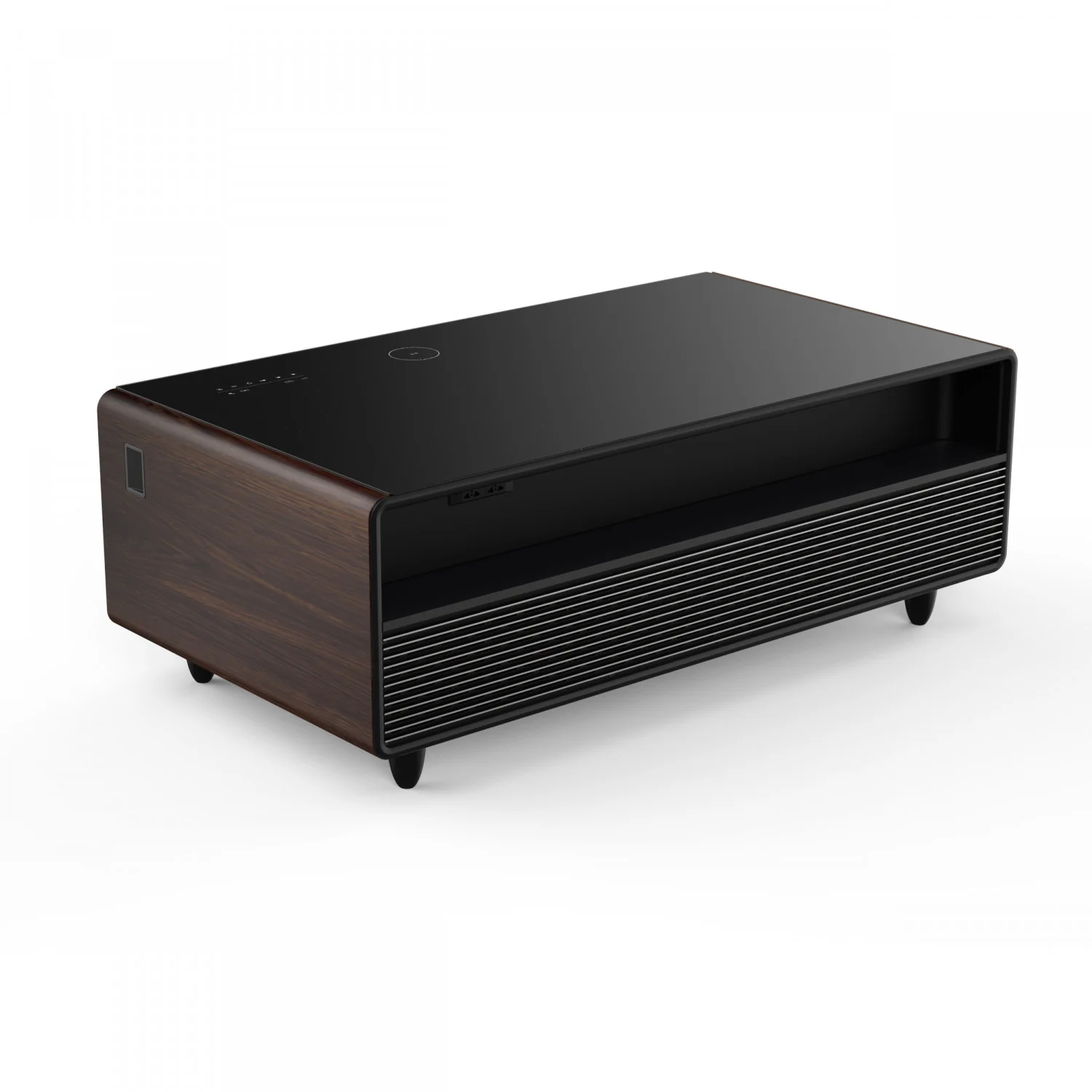 Forno Tavolo Smart Coffee Table With Dual Refrigerator Drawers - Wood - FCTFR7006-51WD - Image 5