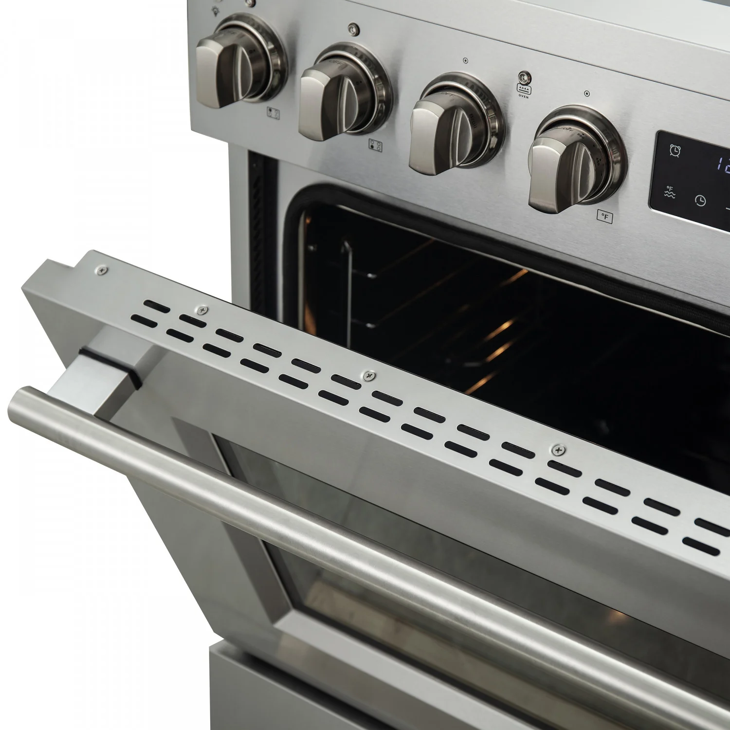Forno Torino Stainless Steel 30" True Convection Induction Range with Air Fry and Air Sous Vide (4.32 Cu. Ft.) - FFSIN0936-30 - Image 12