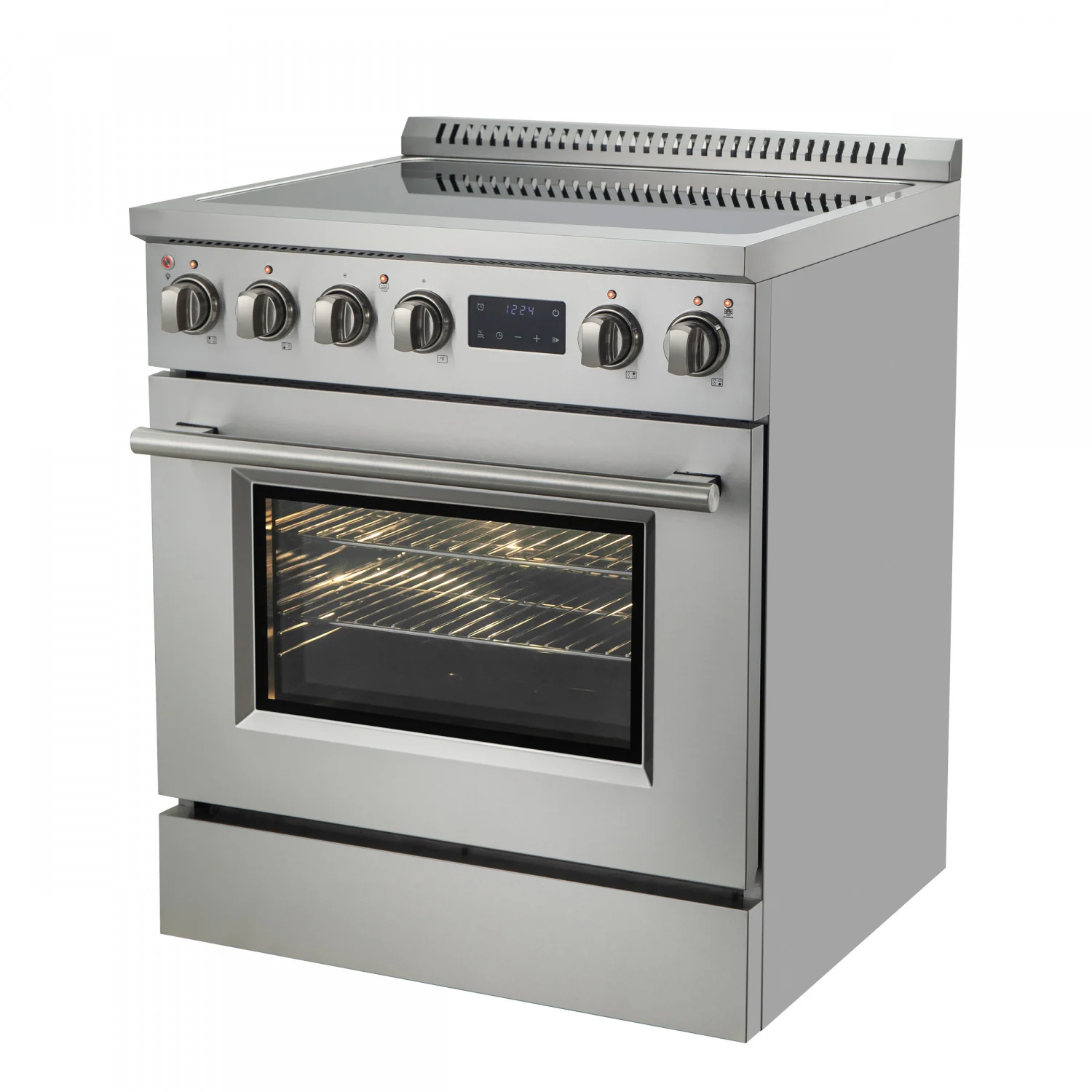 Forno Torino Stainless Steel 30" True Convection Induction Range with Air Fry and Air Sous Vide (4.32 Cu. Ft.) - FFSIN0936-30 - Image 3