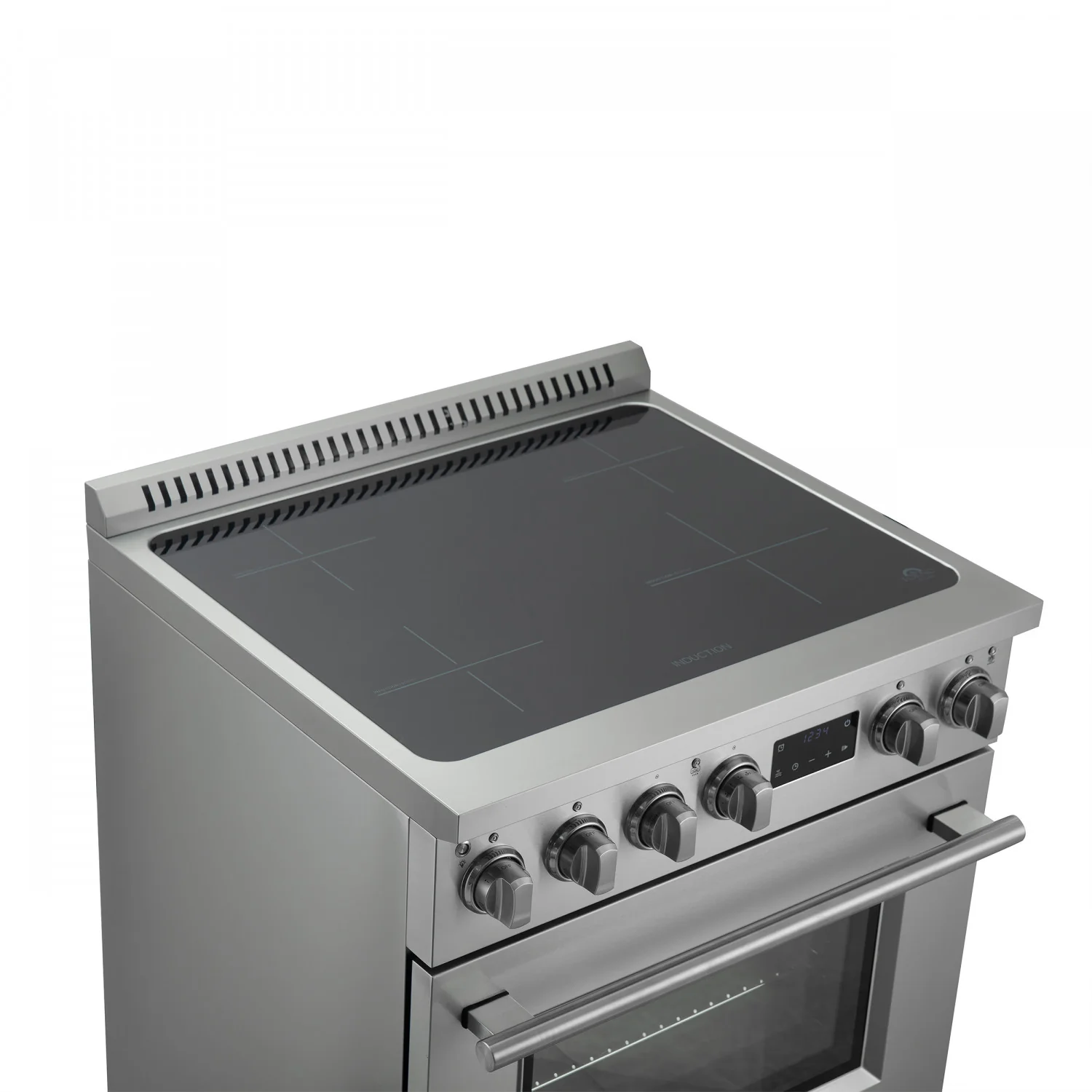 Forno Torino Stainless Steel 30" True Convection Induction Range with Air Fry and Air Sous Vide (4.32 Cu. Ft.) - FFSIN0936-30 - Image 8