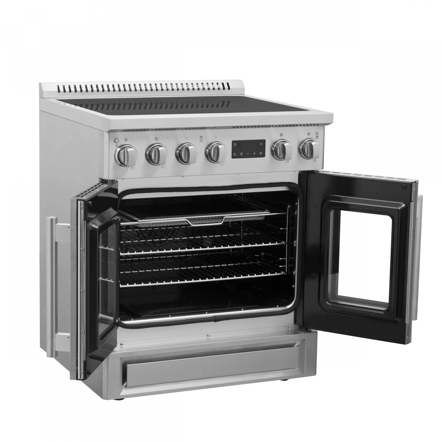 Forno Torino Stainless Steel 30" True Convection Induction Range with Air Fry and Air Sous Vide (4.32 Cu. Ft.) - FFSIN0950-30 - Image 10