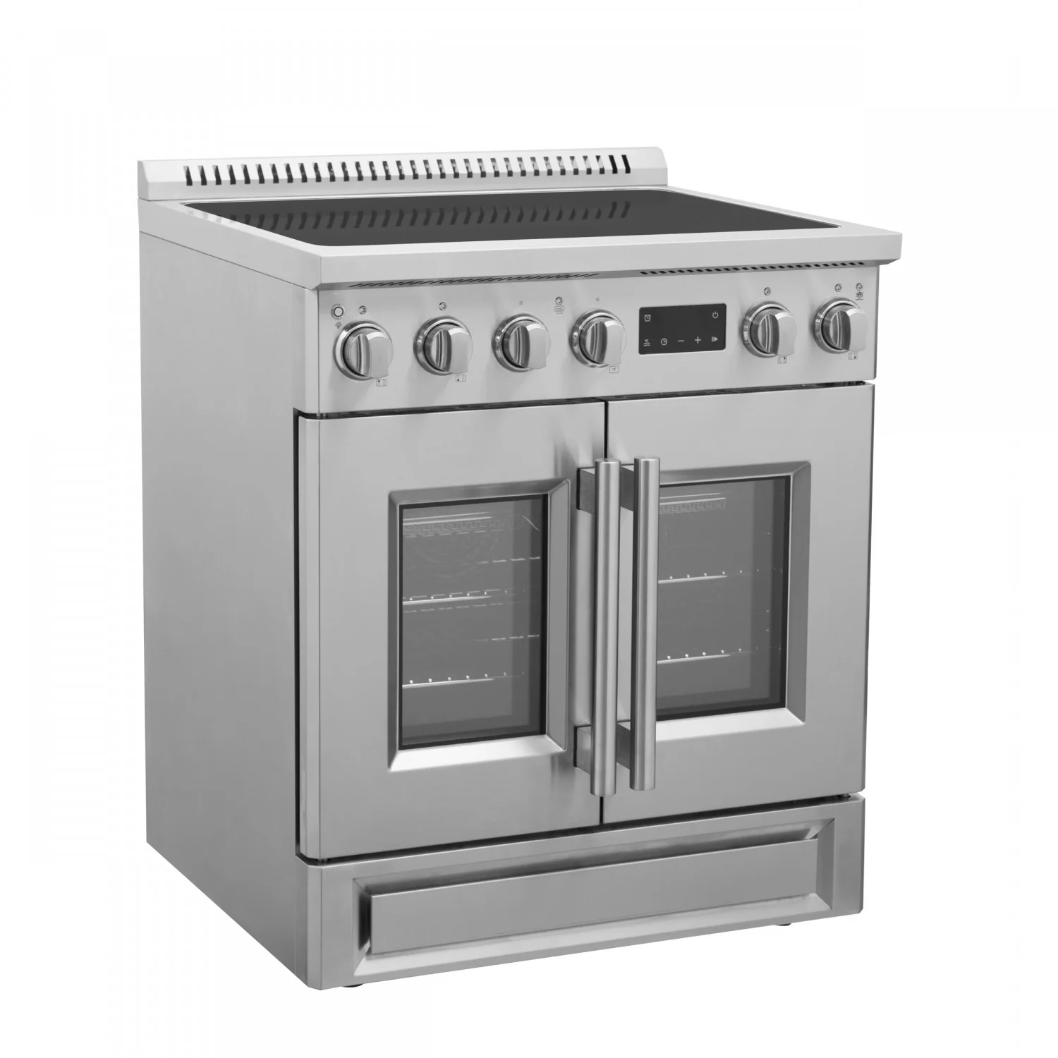 Forno Torino Stainless Steel 30" True Convection Induction Range with Air Fry and Air Sous Vide (4.32 Cu. Ft.) - FFSIN0950-30 - Image 2