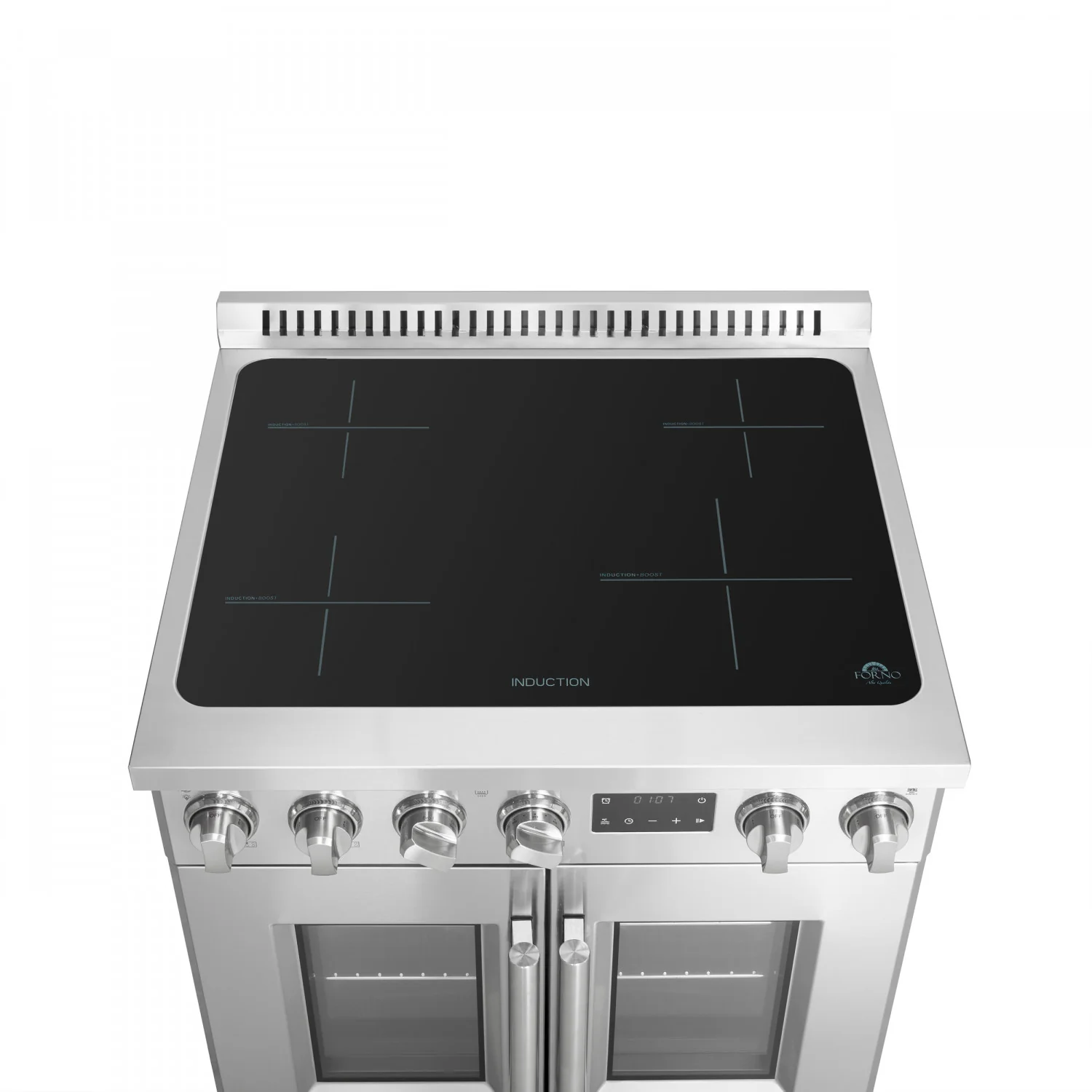 Forno Torino Stainless Steel 30" True Convection Induction Range with Air Fry and Air Sous Vide (4.32 Cu. Ft.) - FFSIN0950-30 - Image 5