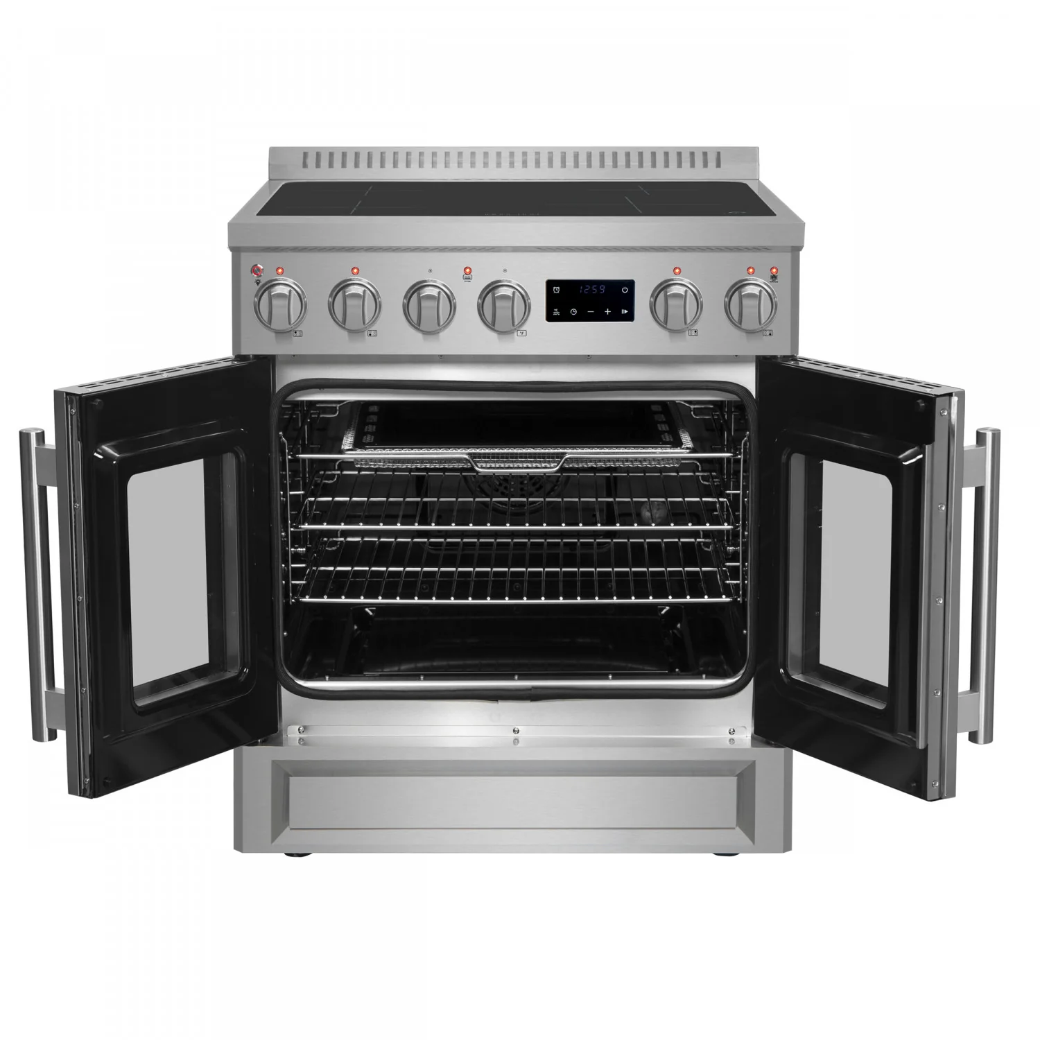 Forno Torino Stainless Steel 30" True Convection Induction Range with Air Fry and Air Sous Vide (4.32 Cu. Ft.) - FFSIN0950-30 - Image 9