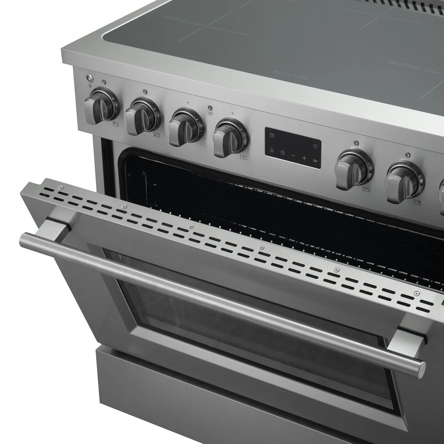 Forno Torino Stainless Steel 36" True Convection Induction Range with Air Fry and Air Sous Vide (5.36 Cu. Ft.) - FFSIN0936-36 - Image 12