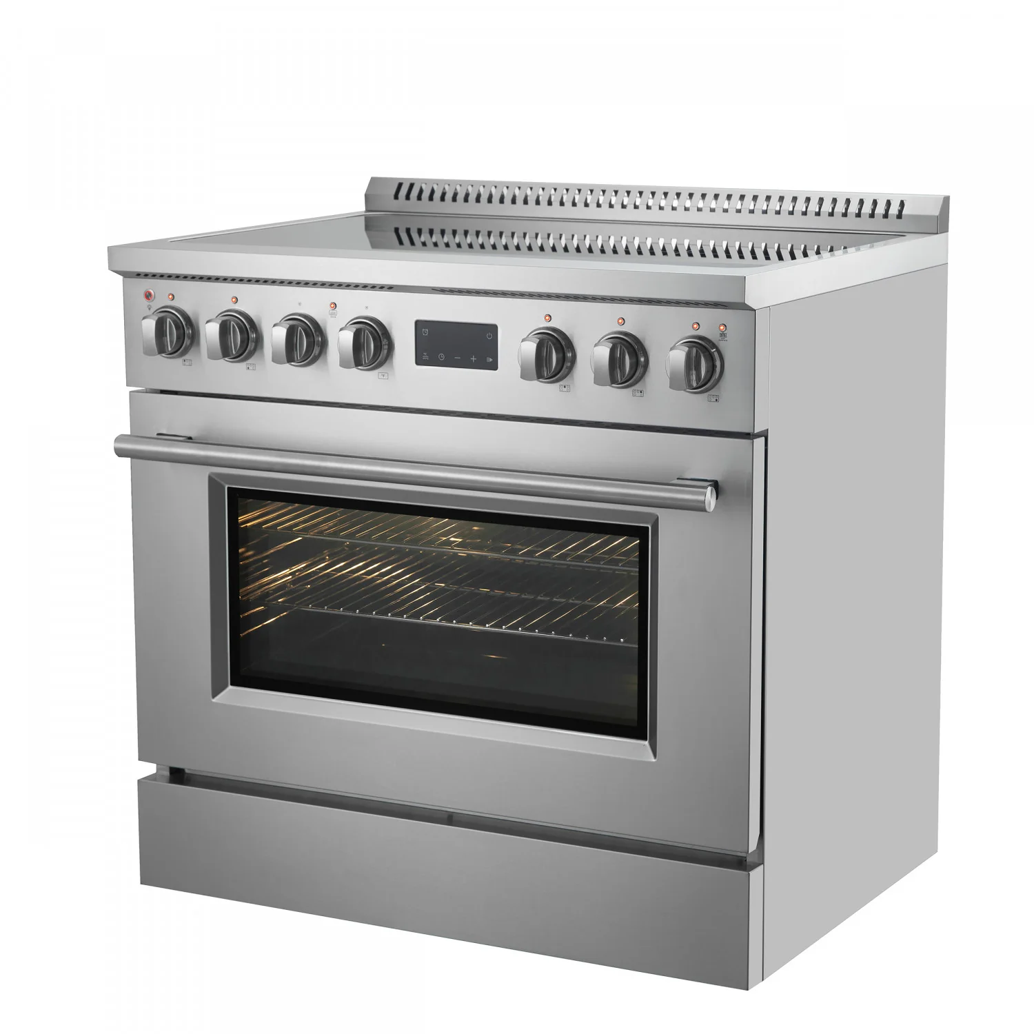 Forno Torino Stainless Steel 36" True Convection Induction Range with Air Fry and Air Sous Vide (5.36 Cu. Ft.) - FFSIN0936-36 - Image 3