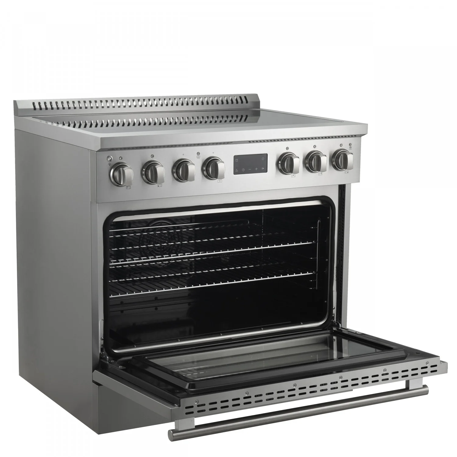 Forno Torino Stainless Steel 36" True Convection Induction Range with Air Fry and Air Sous Vide (5.36 Cu. Ft.) - FFSIN0936-36 - Image 5