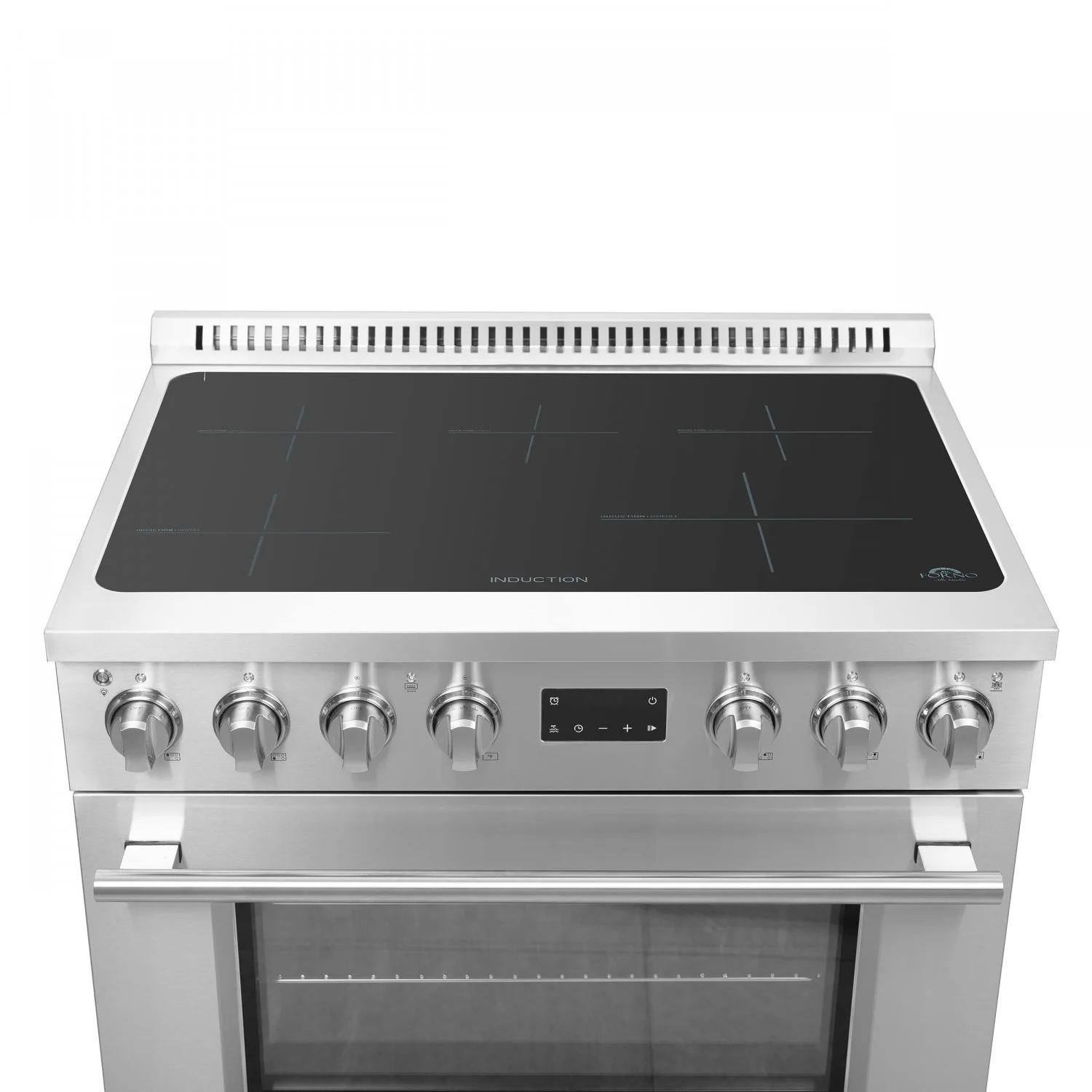 Forno Torino Stainless Steel 36" True Convection Induction Range with Air Fry and Air Sous Vide (5.36 Cu. Ft.) - FFSIN0936-36 - Image 7