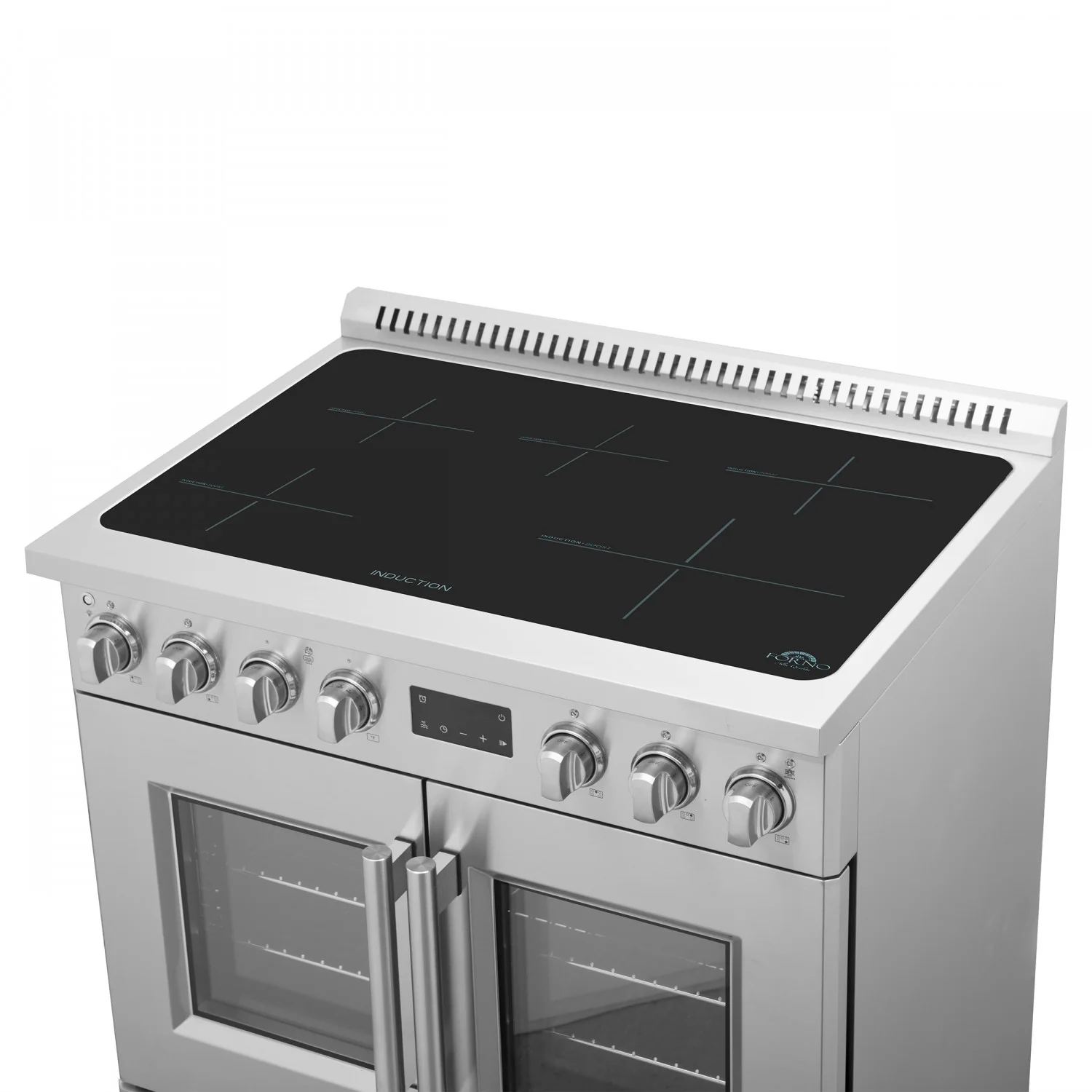 Forno Torino Stainless Steel 36" True Convection Induction Range with Air Fry and Air Sous Vide (5.36 Cu. Ft.) - FFSIN0950-36 - Image 11