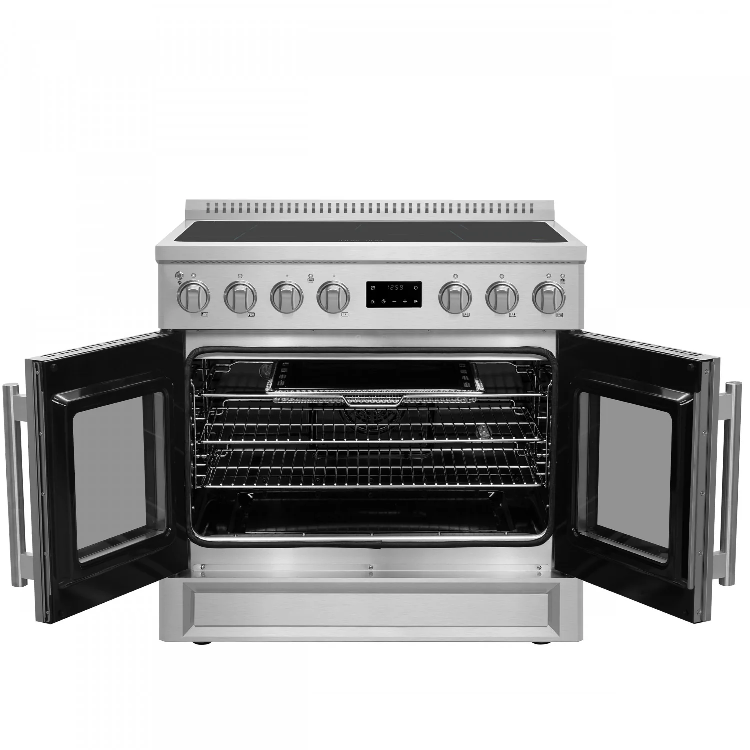 Forno Torino Stainless Steel 36" True Convection Induction Range with Air Fry and Air Sous Vide (5.36 Cu. Ft.) - FFSIN0950-36 - Image 5
