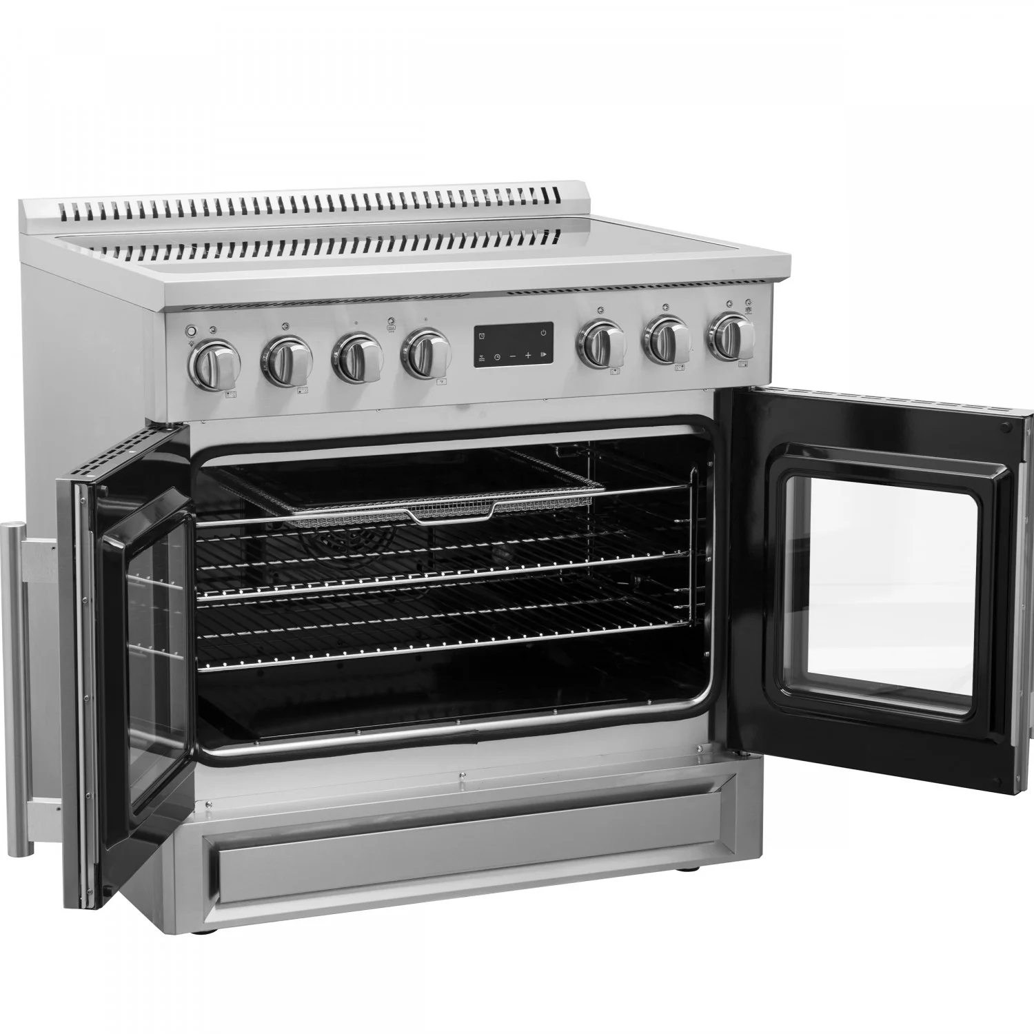 Forno Torino Stainless Steel 36" True Convection Induction Range with Air Fry and Air Sous Vide (5.36 Cu. Ft.) - FFSIN0950-36 - Image 6