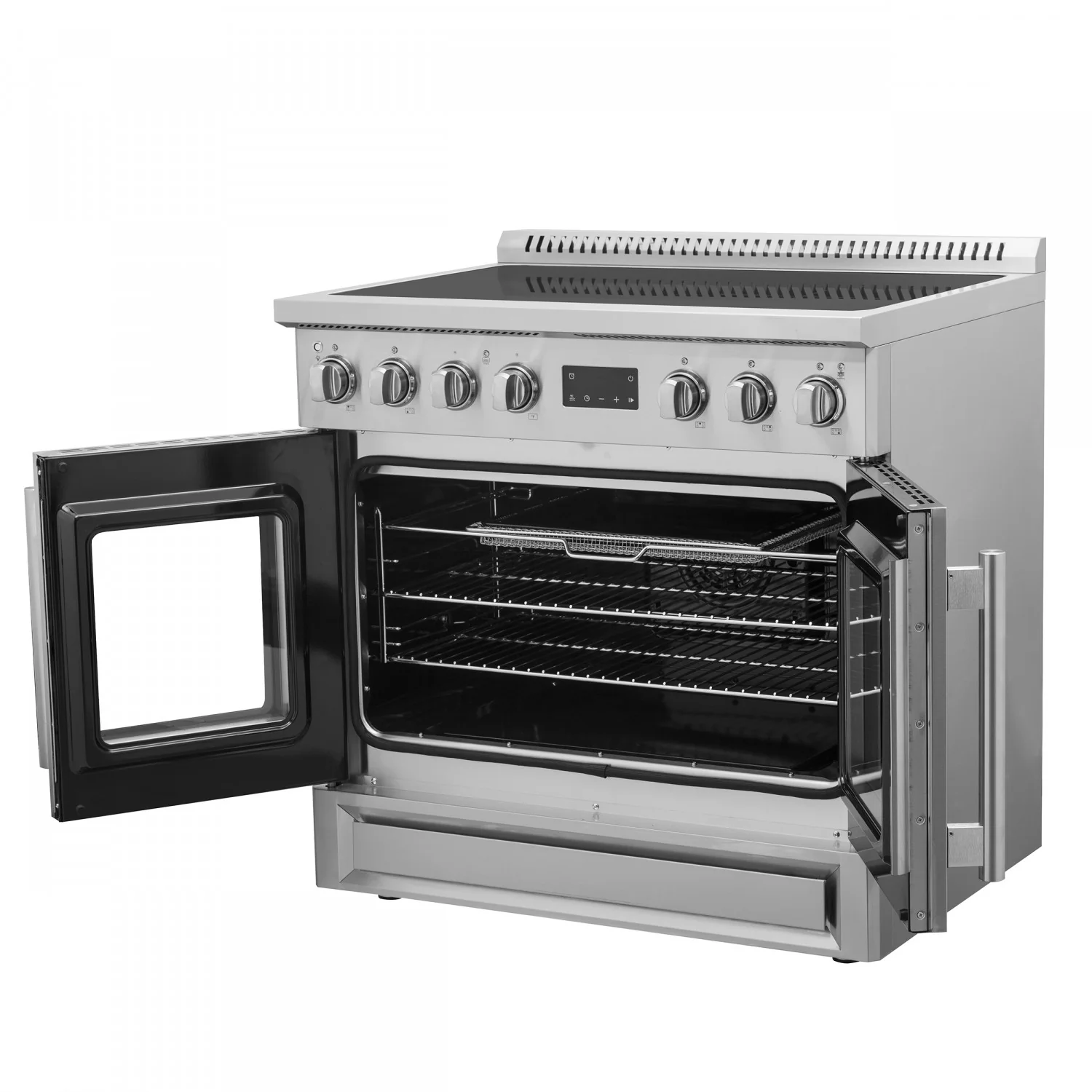 Forno Torino Stainless Steel 36" True Convection Induction Range with Air Fry and Air Sous Vide (5.36 Cu. Ft.) - FFSIN0950-36 - Image 7