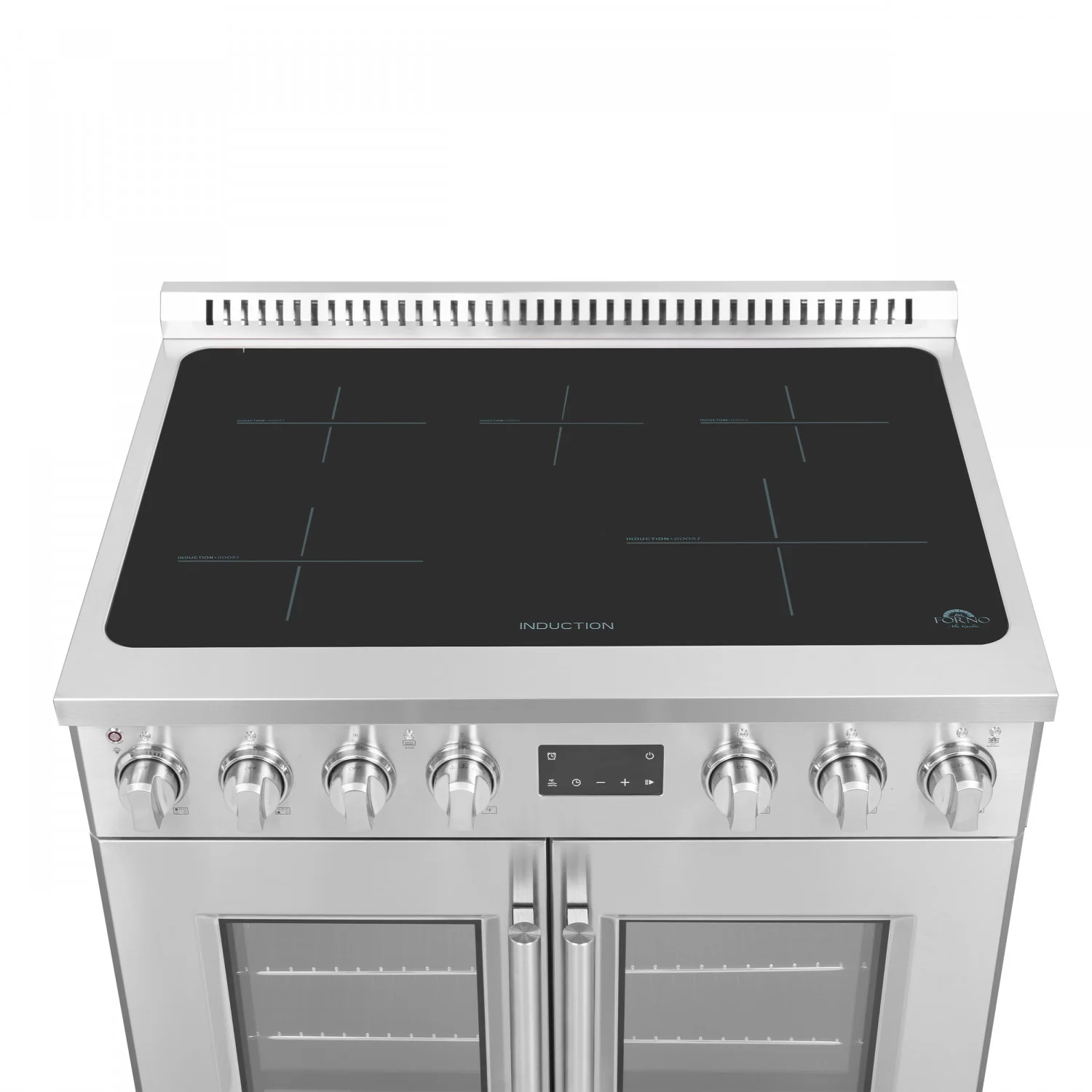 Forno Torino Stainless Steel 36" True Convection Induction Range with Air Fry and Air Sous Vide (5.36 Cu. Ft.) - FFSIN0950-36 - Image 9