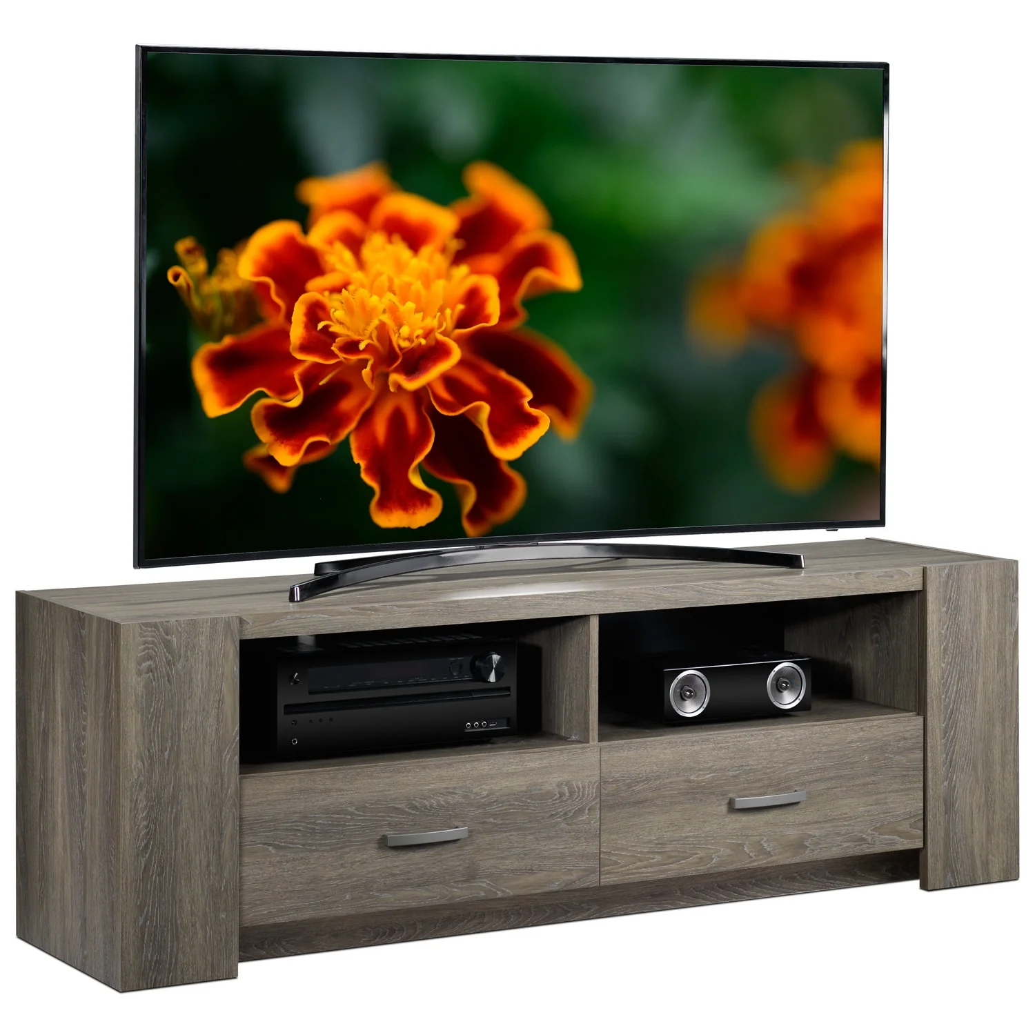 Foster TV Stand - Barnwood - Image 2
