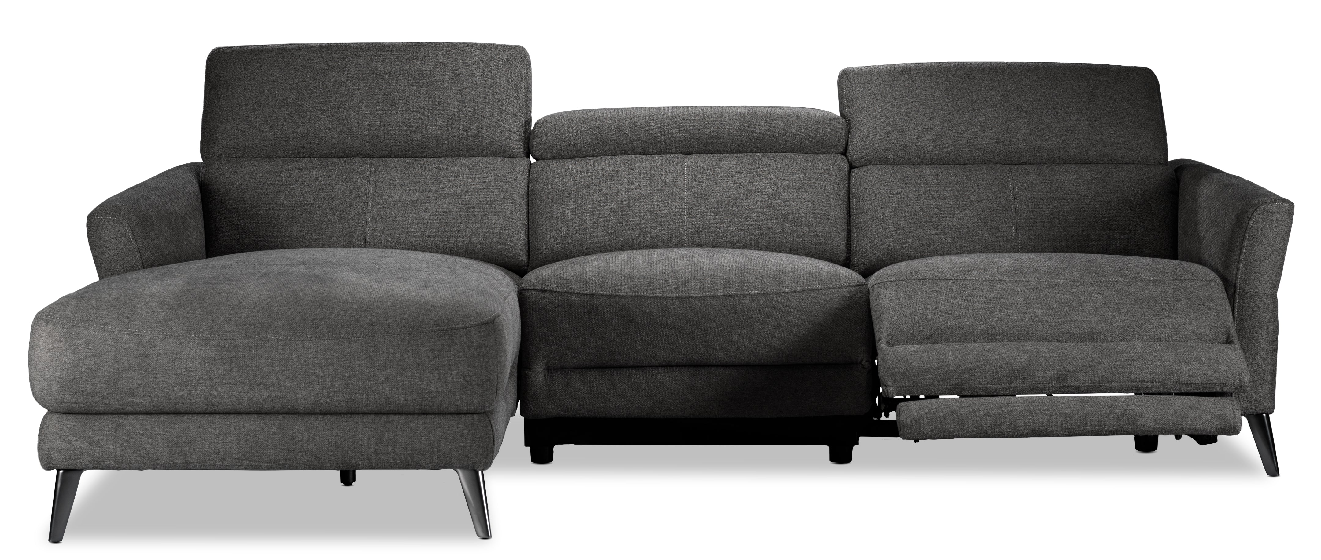 Francesca 2-Piece Power Reclining Sectional with Left-Facing Chaise - Starburst Metal - Image 12