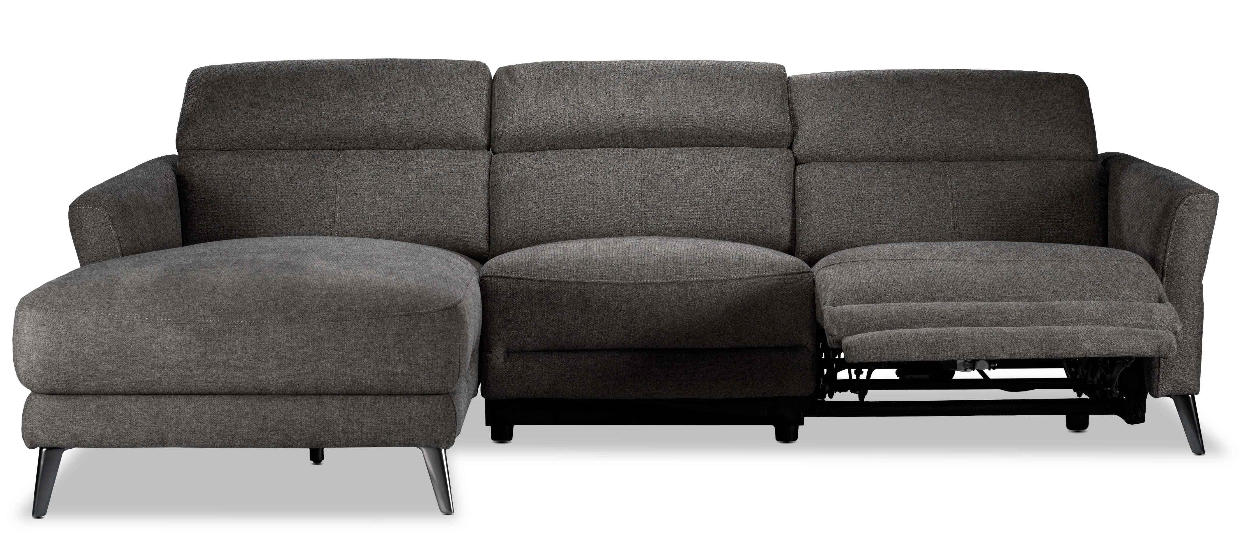 Francesca 2-Piece Power Reclining Sectional with Left-Facing Chaise - Starburst Metal - Image 13