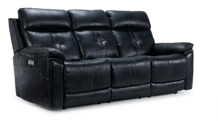 Franco Triple Power Reclining Sofa and Chair Set - Eclipse - Image 2