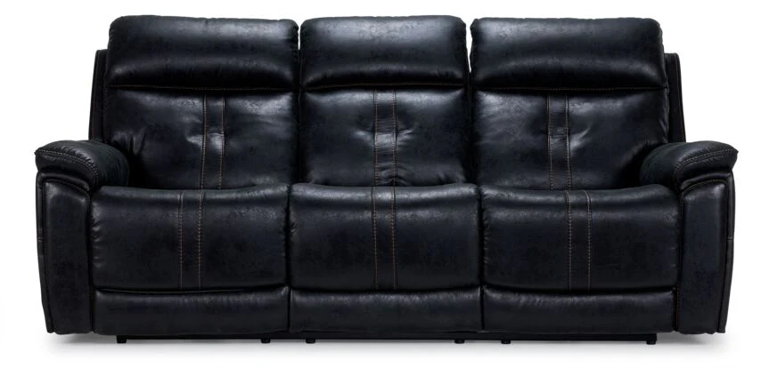 Franco Triple Power Reclining Sofa with Multimedia system - Eclipse - Image 4