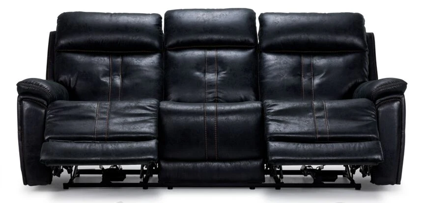 Franco Triple Power Reclining Sofa with Multimedia system - Eclipse - Image 5