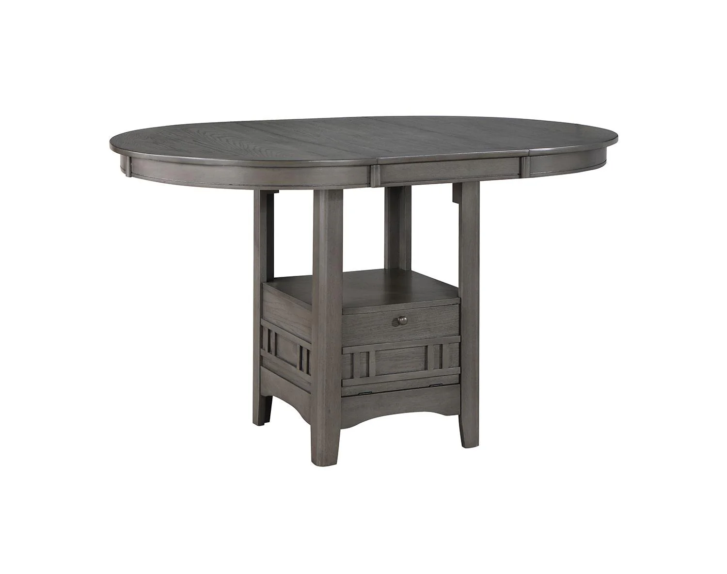 Freda 5-Piece Extendable Counter Height Dining Set - Grey - Image 5