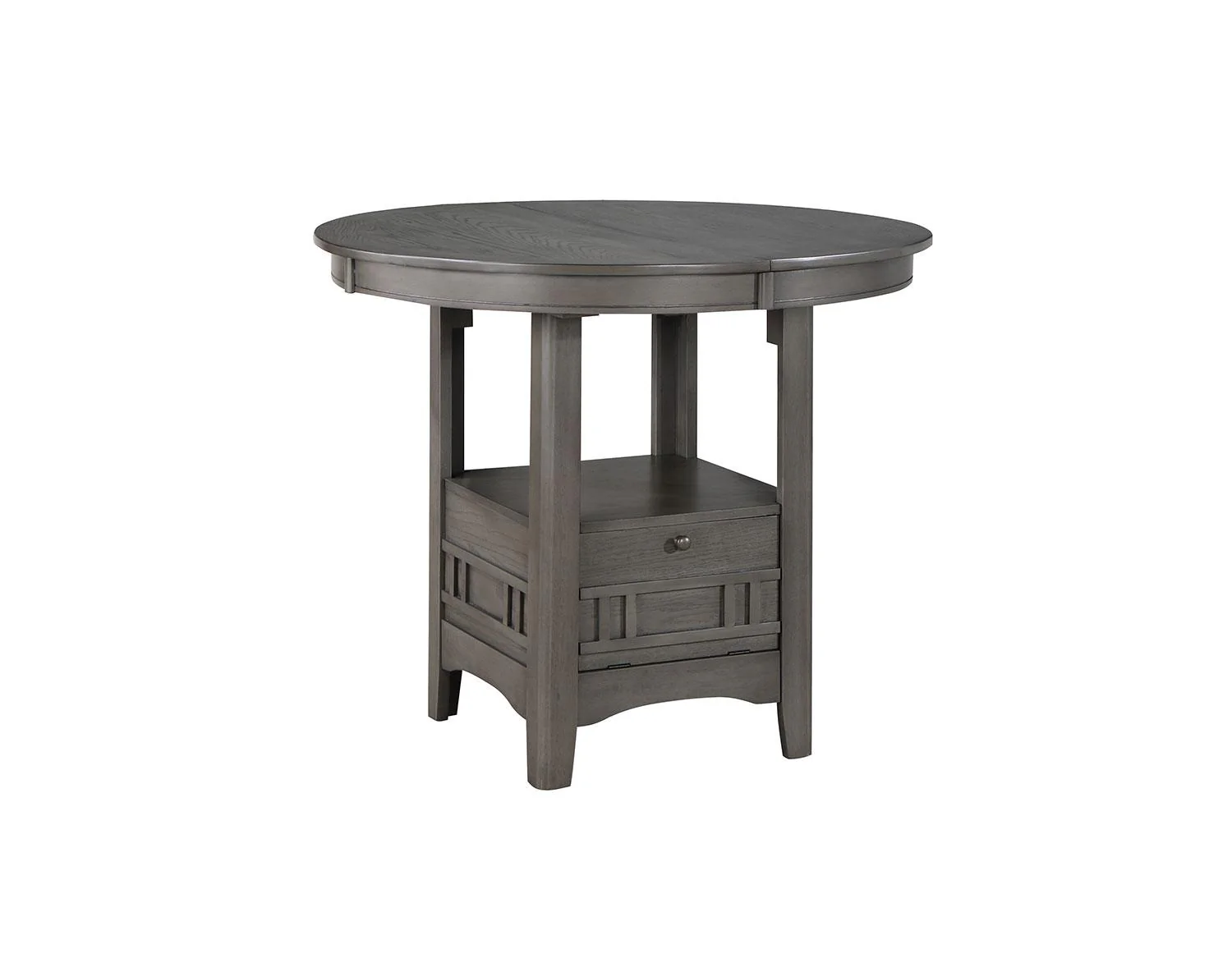 Freda 5-Piece Extendable Counter Height Dining Set - Grey - Image 7