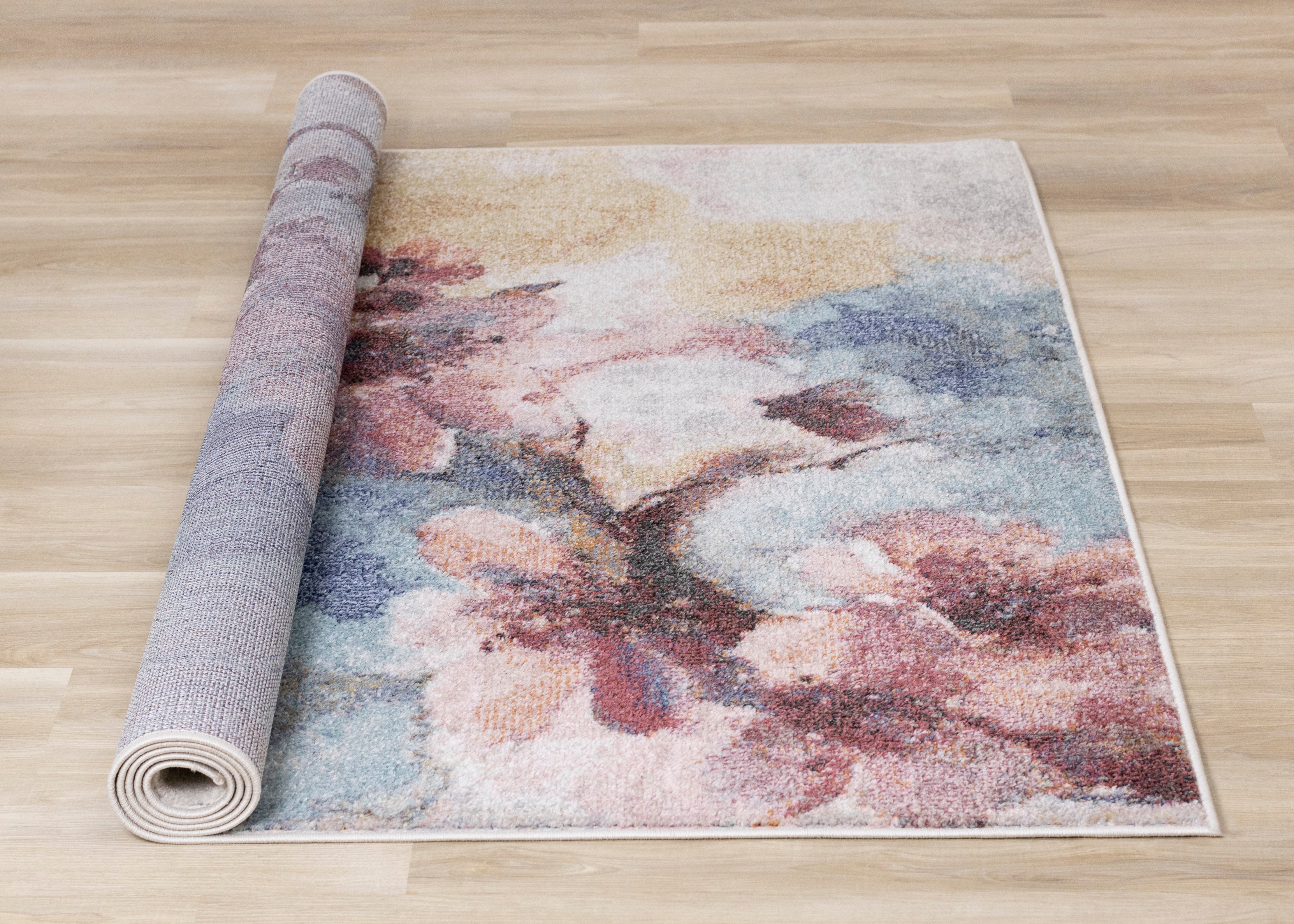Fresco 5'3" x 7'7" Cherry Blossom Area Rug - Image 7